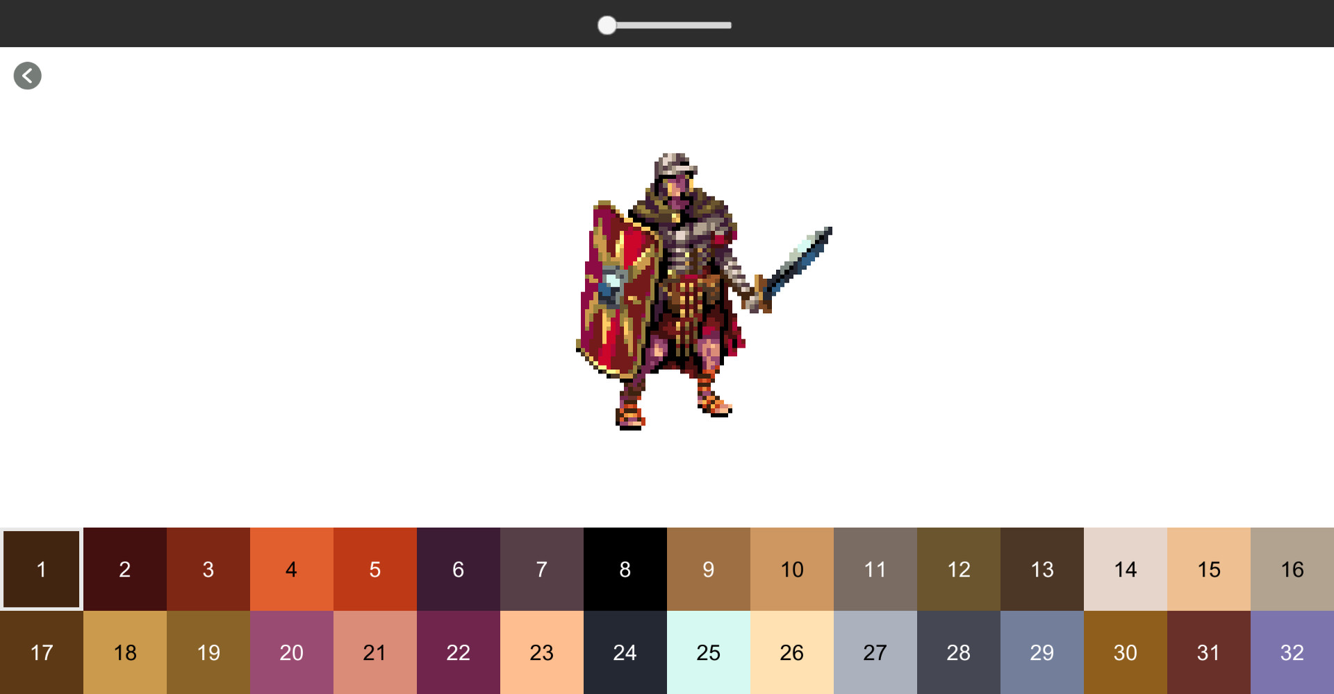 Coloring Pixel - Fantasy Characters screenshot 7