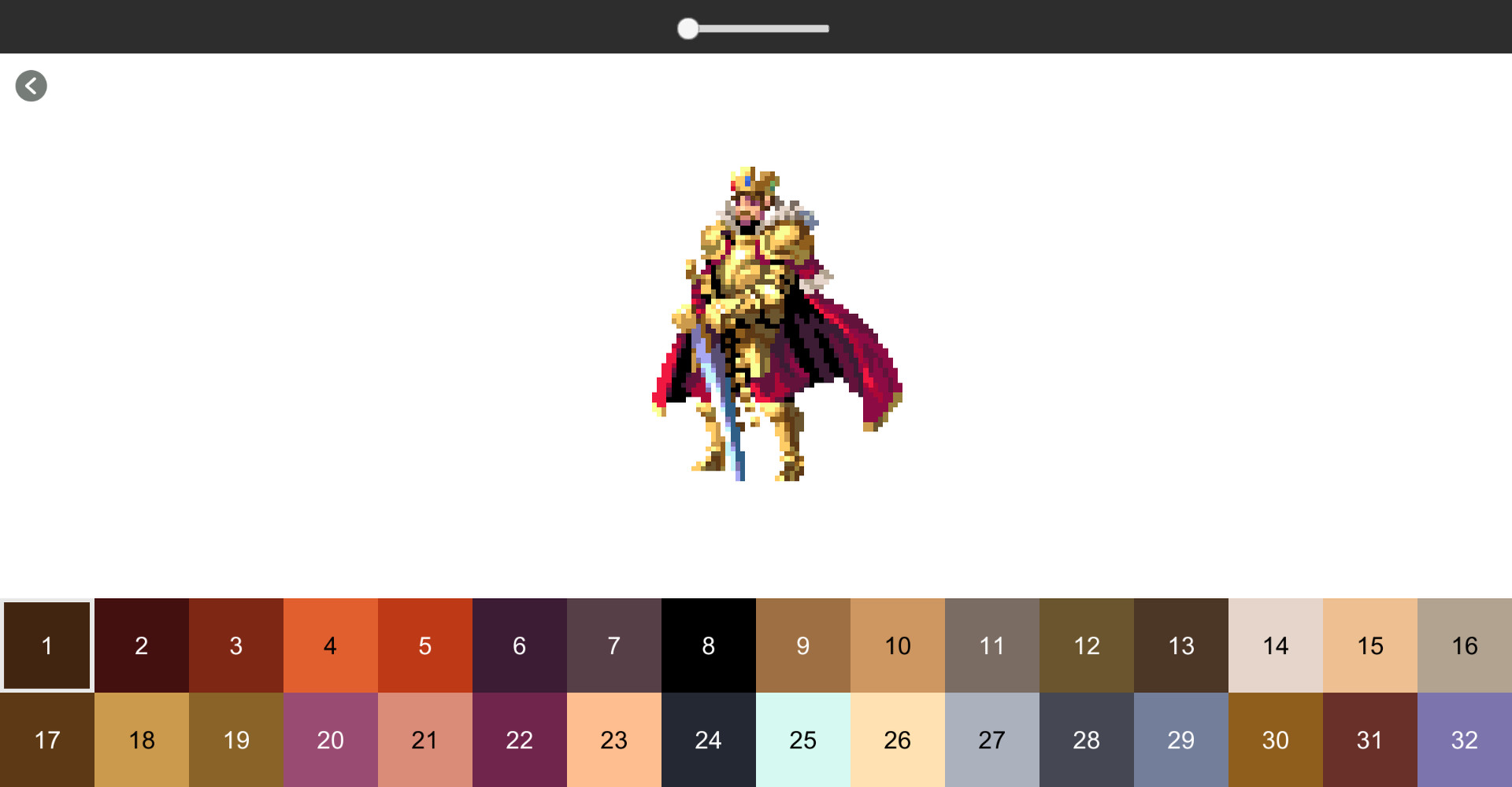 Coloring Pixel - Fantasy Characters screenshot 4