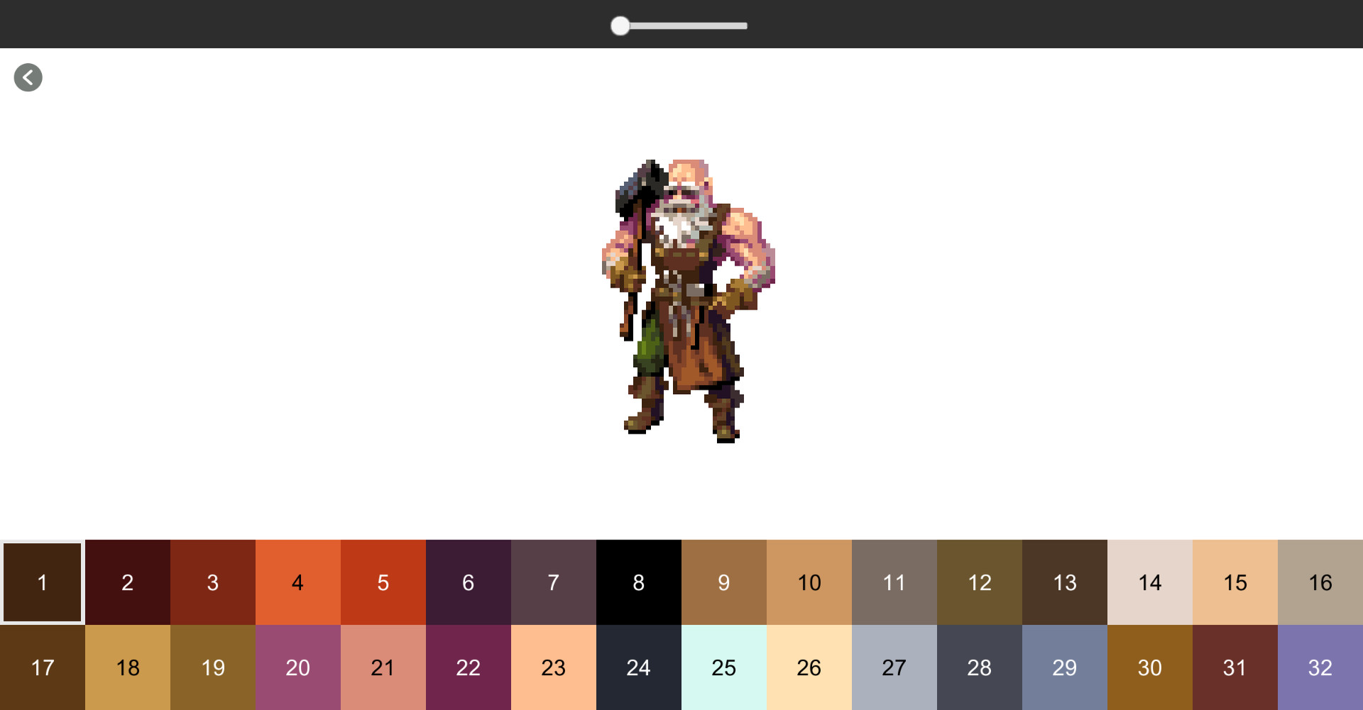 Coloring Pixel - Fantasy Characters screenshot 3