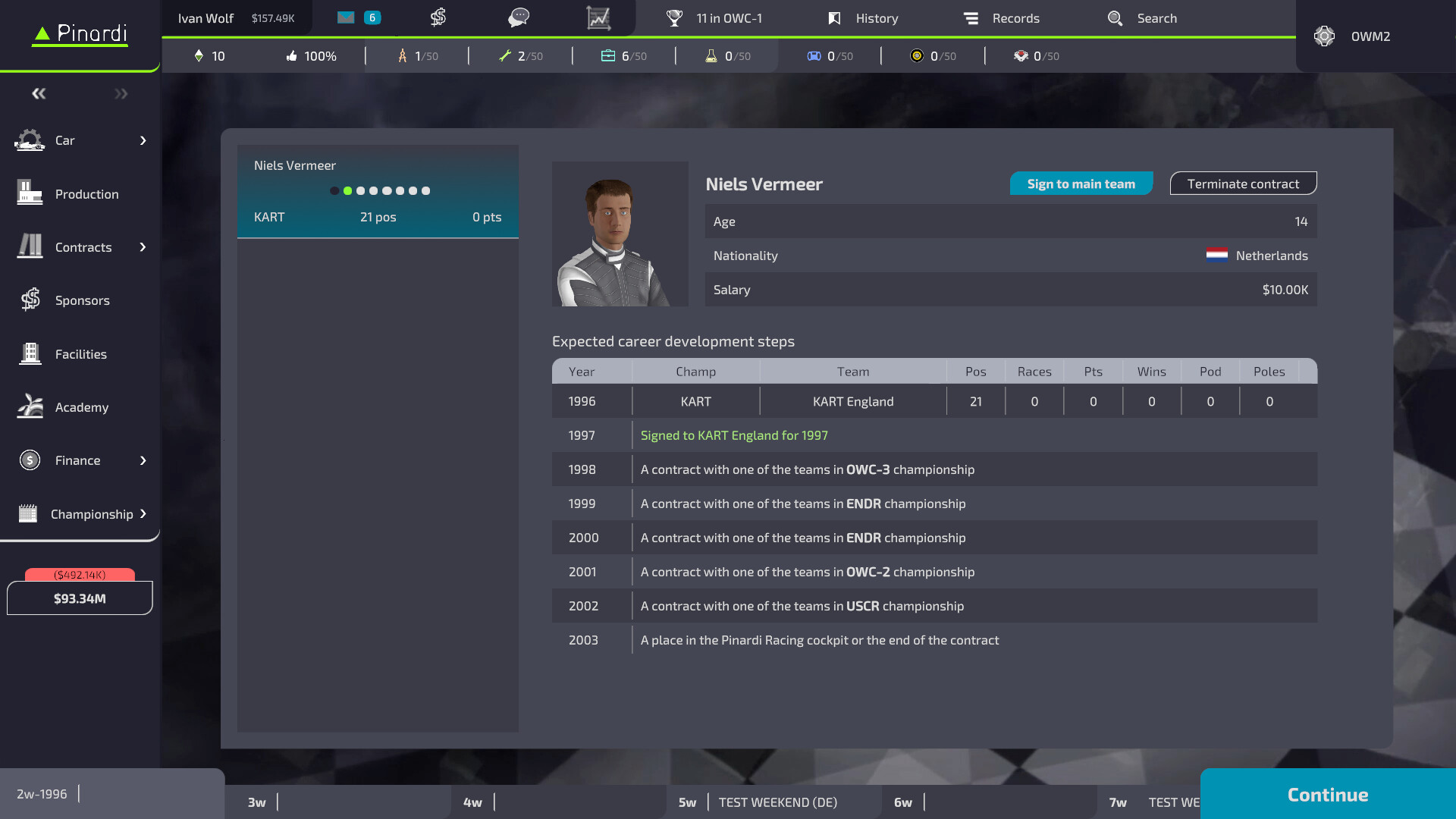 Open Wheel Manager 2 screenshot 4
