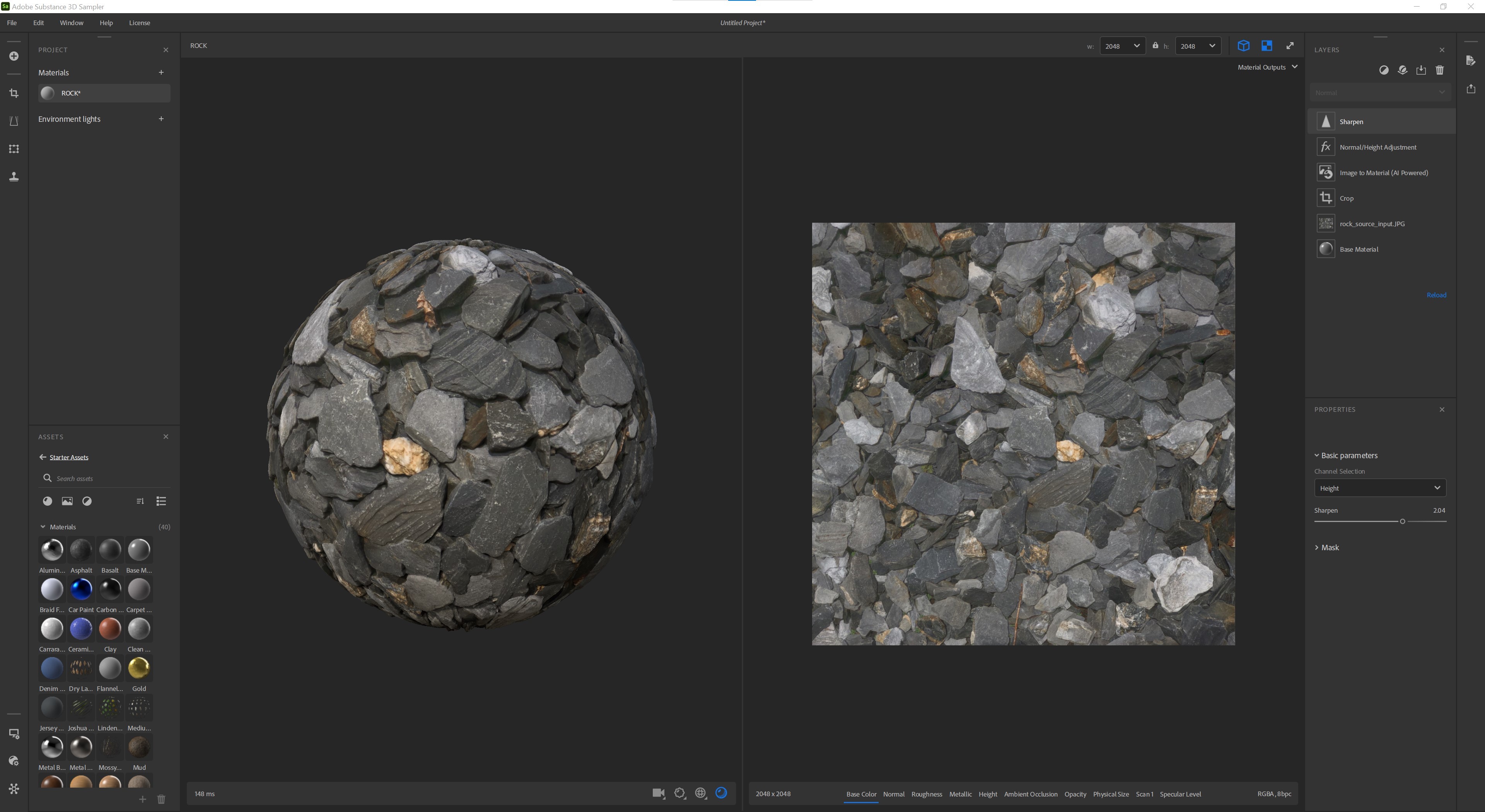 Substance 3D Sampler 2022 screenshot 1