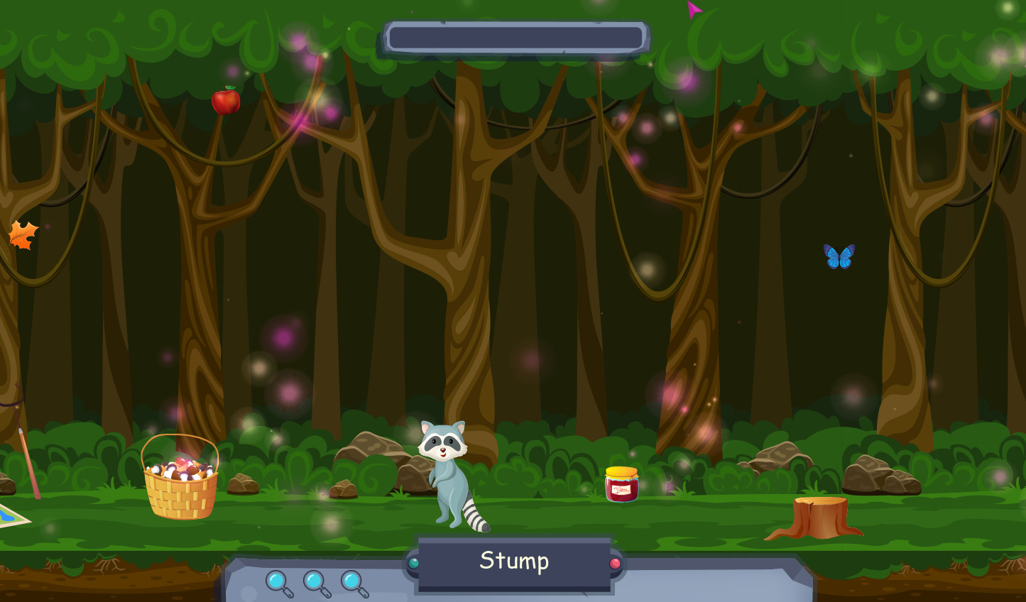 Searching for objects in the forest screenshot 2