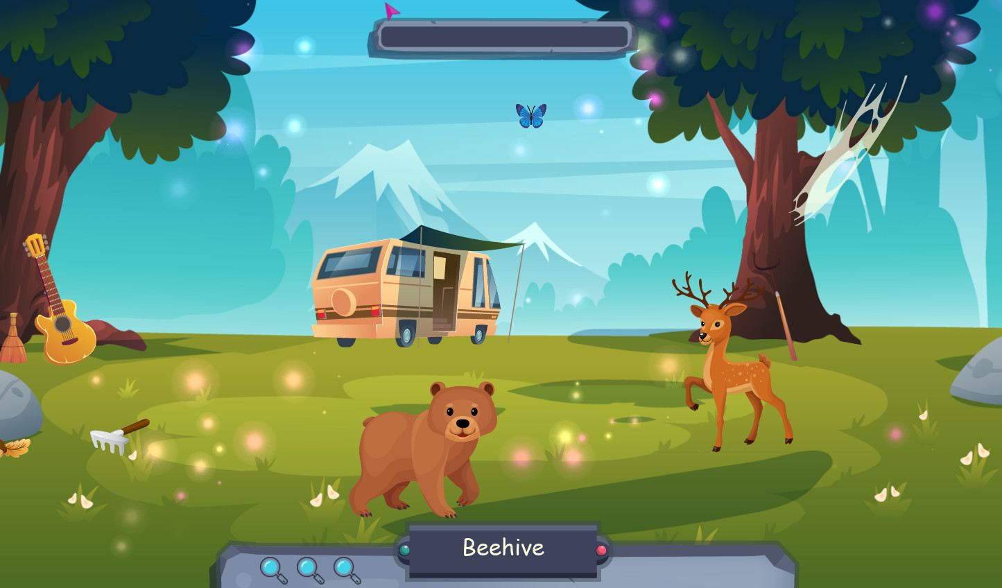 Searching for objects in the forest screenshot 5
