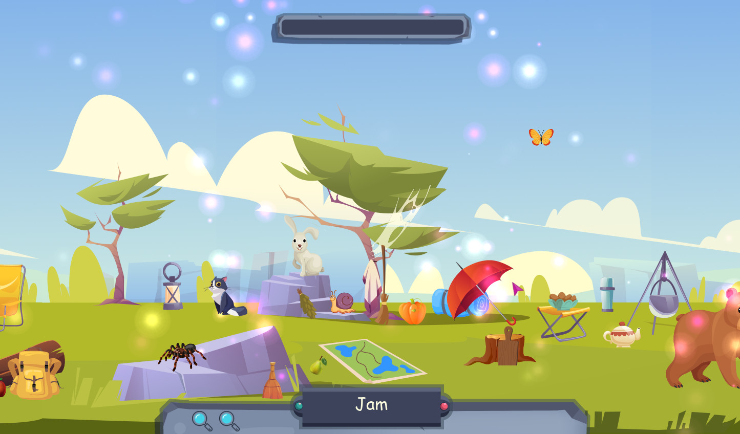 Searching for objects in the forest screenshot 3