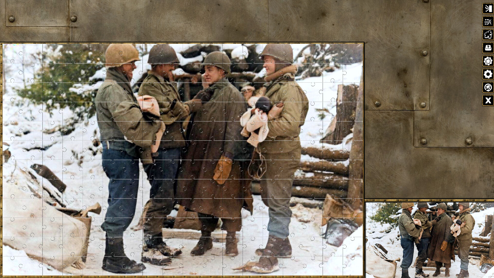 Pixel Puzzles WW2 Jigsaw - Pack: Battle of Hürtgen Forest screenshot 3
