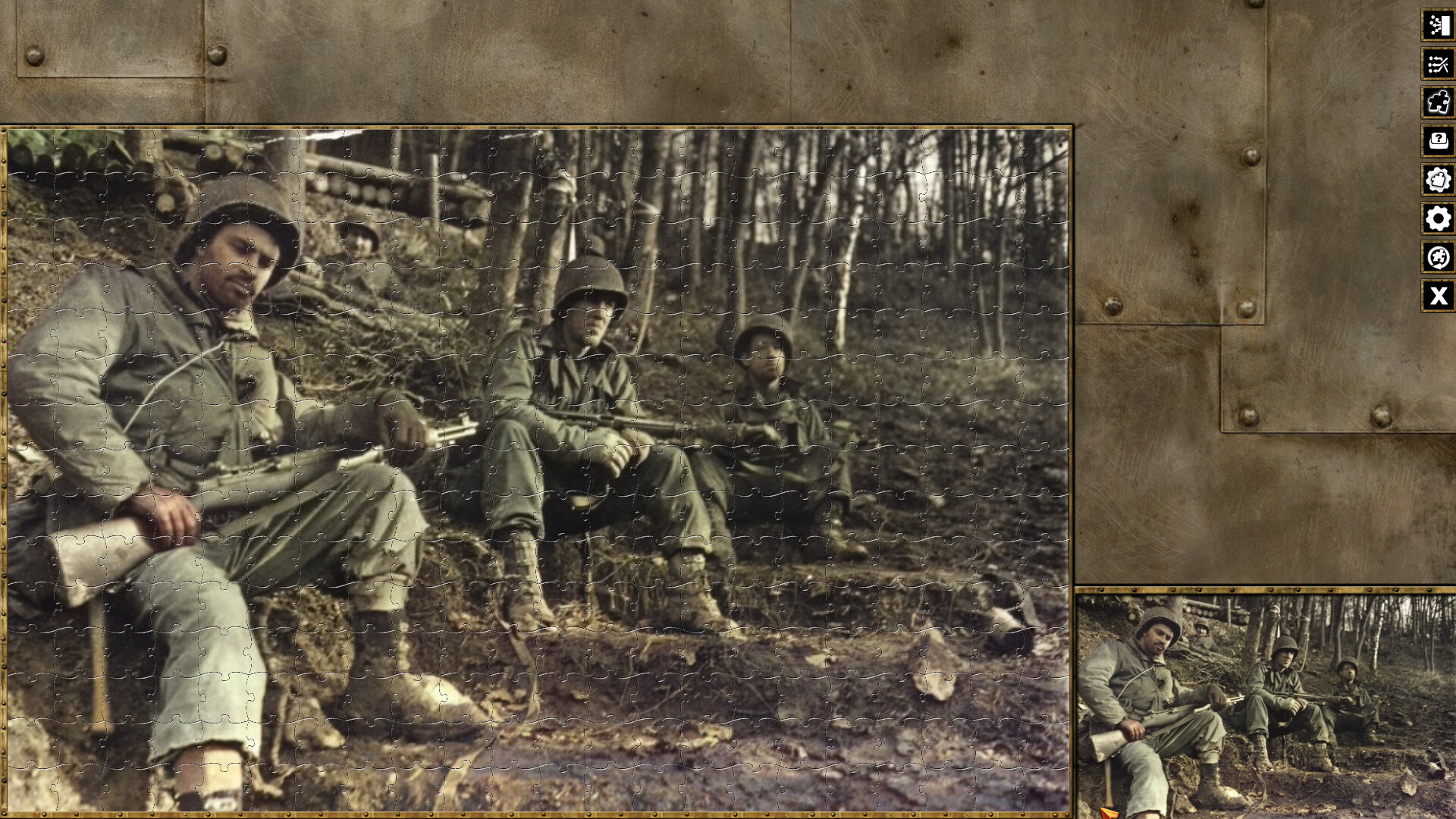 Pixel Puzzles WW2 Jigsaw - Pack: Battle of Hürtgen Forest screenshot 8