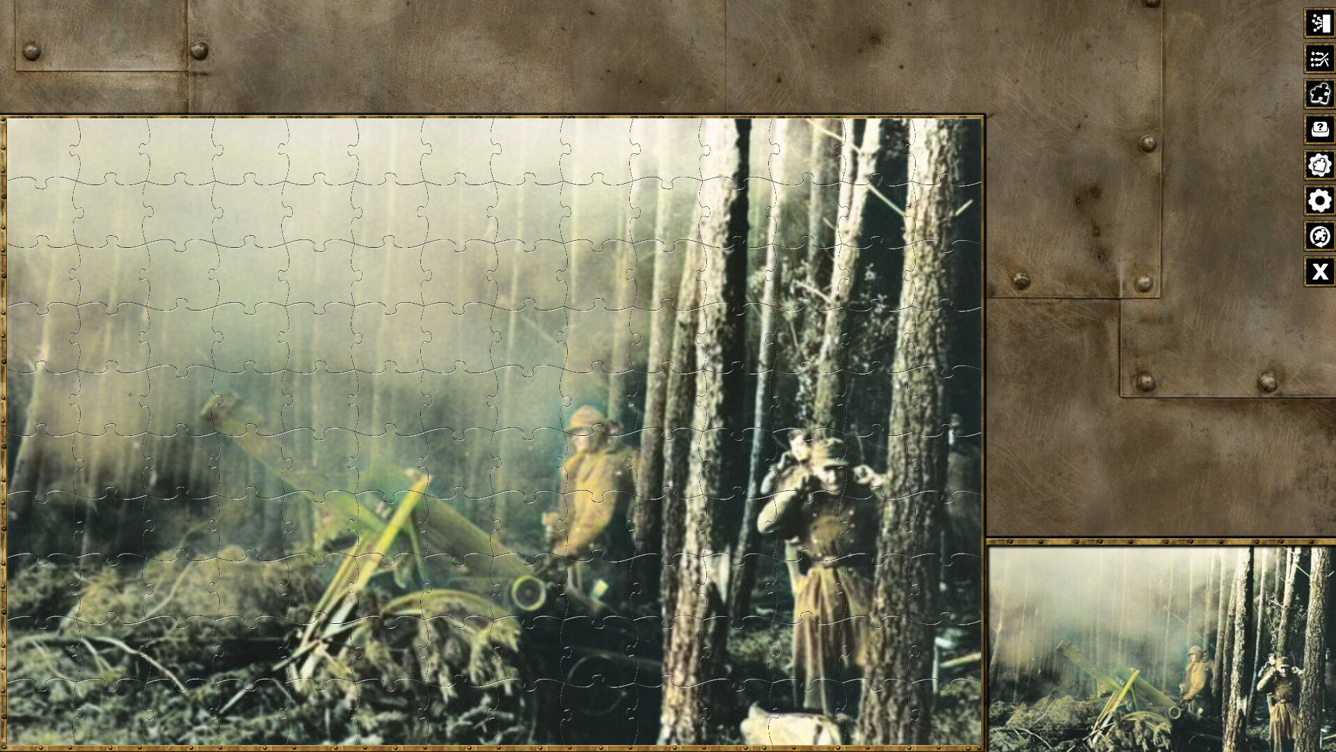 Pixel Puzzles WW2 Jigsaw - Pack: Battle of Hürtgen Forest screenshot 4