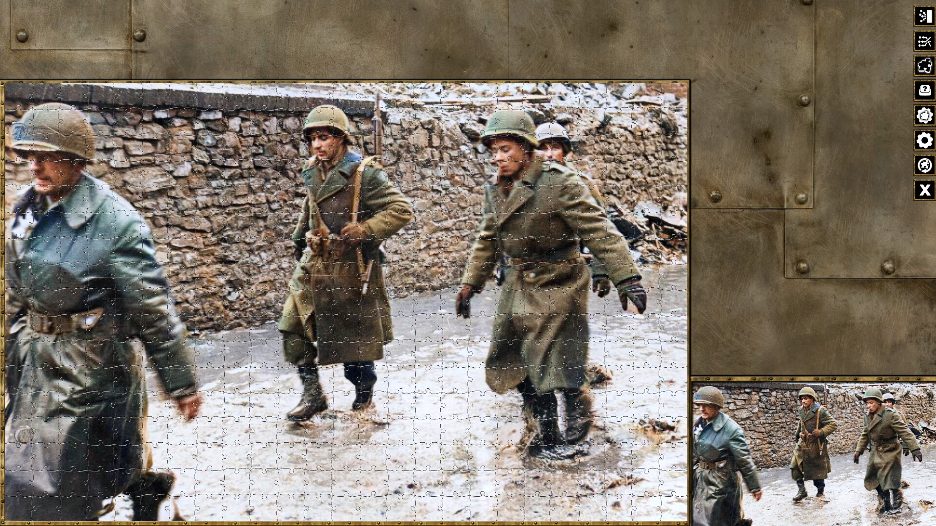 Pixel Puzzles WW2 Jigsaw - Pack: Battle of Hürtgen Forest screenshot 5