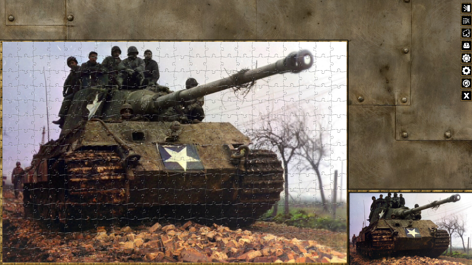 Pixel Puzzles WW2 Jigsaw - Pack: Battle of Hürtgen Forest screenshot 6