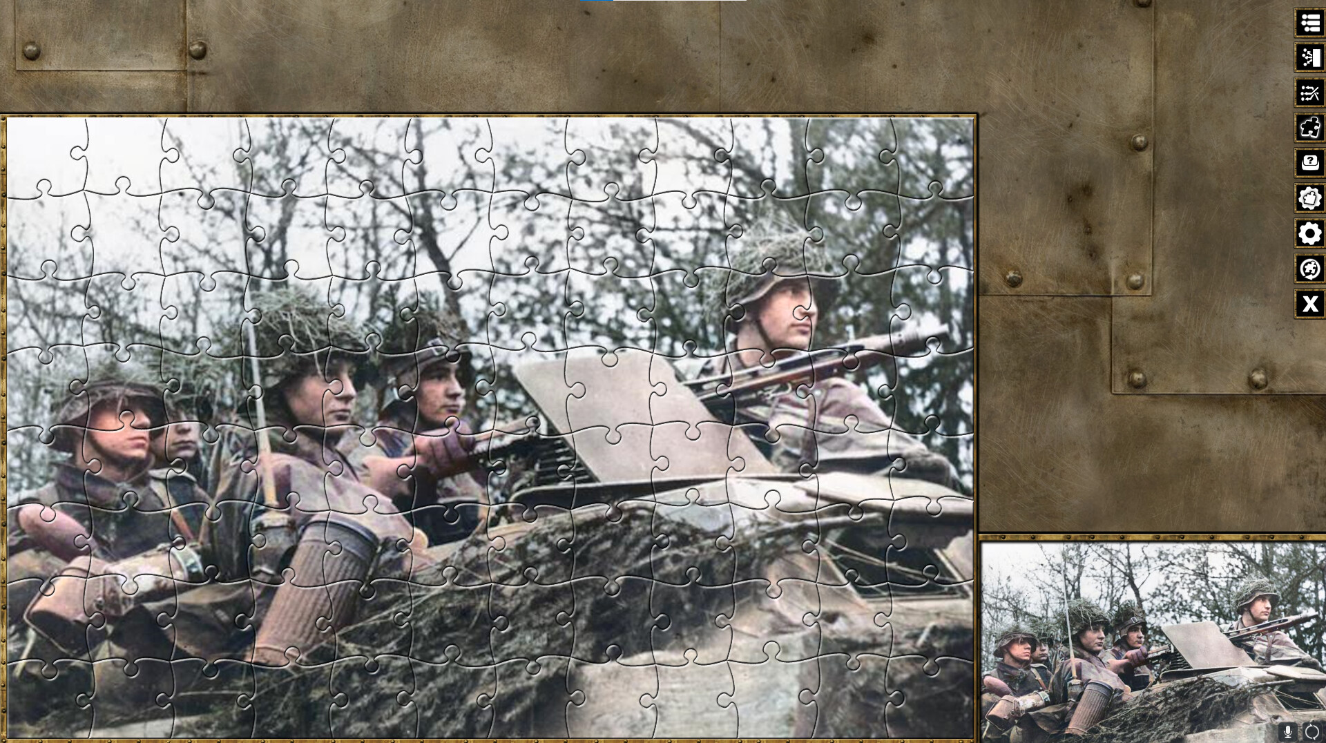 Pixel Puzzles WW2 Jigsaw - Pack: Battle of the Bulge screenshot 1