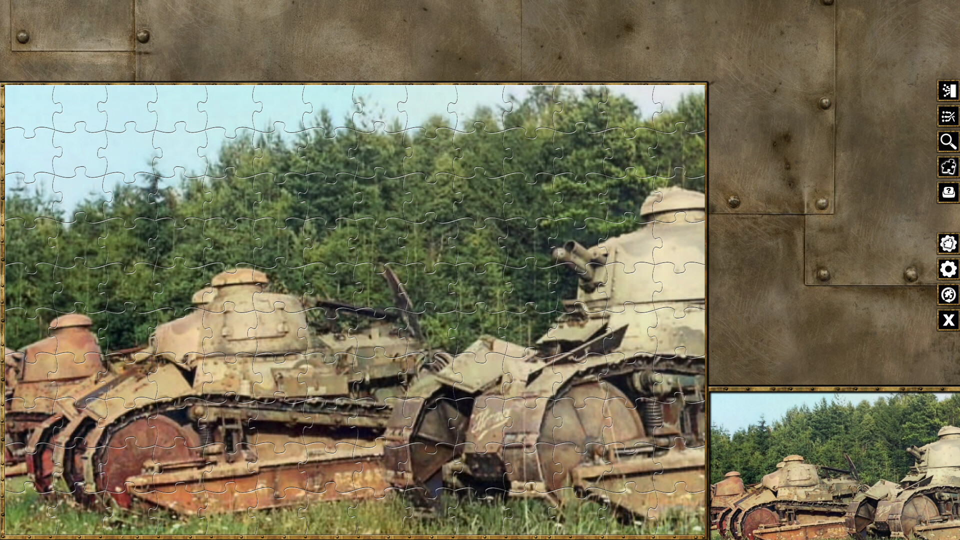 Pixel Puzzles WW2 Jigsaw - Pack: French Tanks screenshot 11