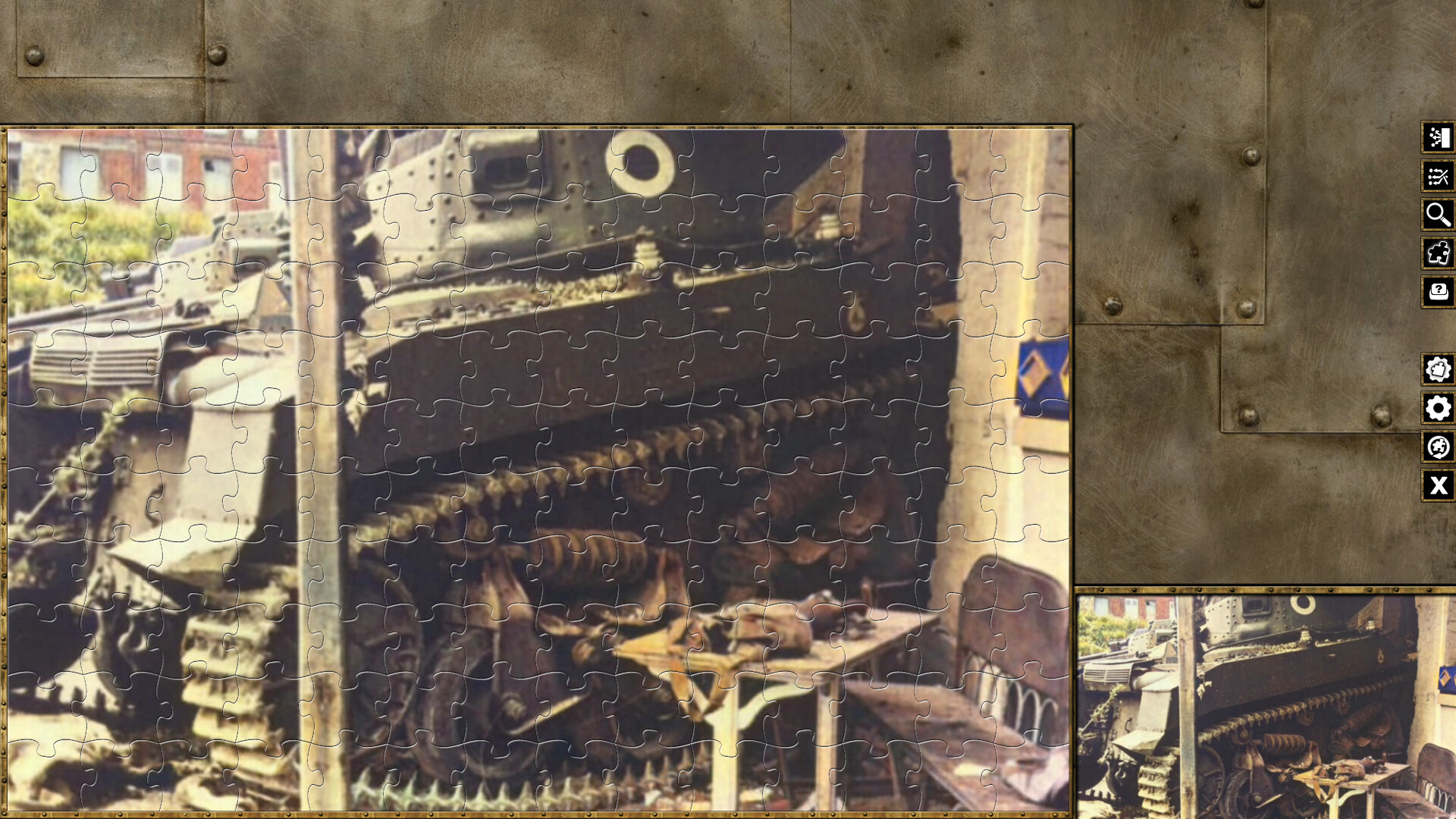 Pixel Puzzles WW2 Jigsaw - Pack: French Tanks screenshot 2