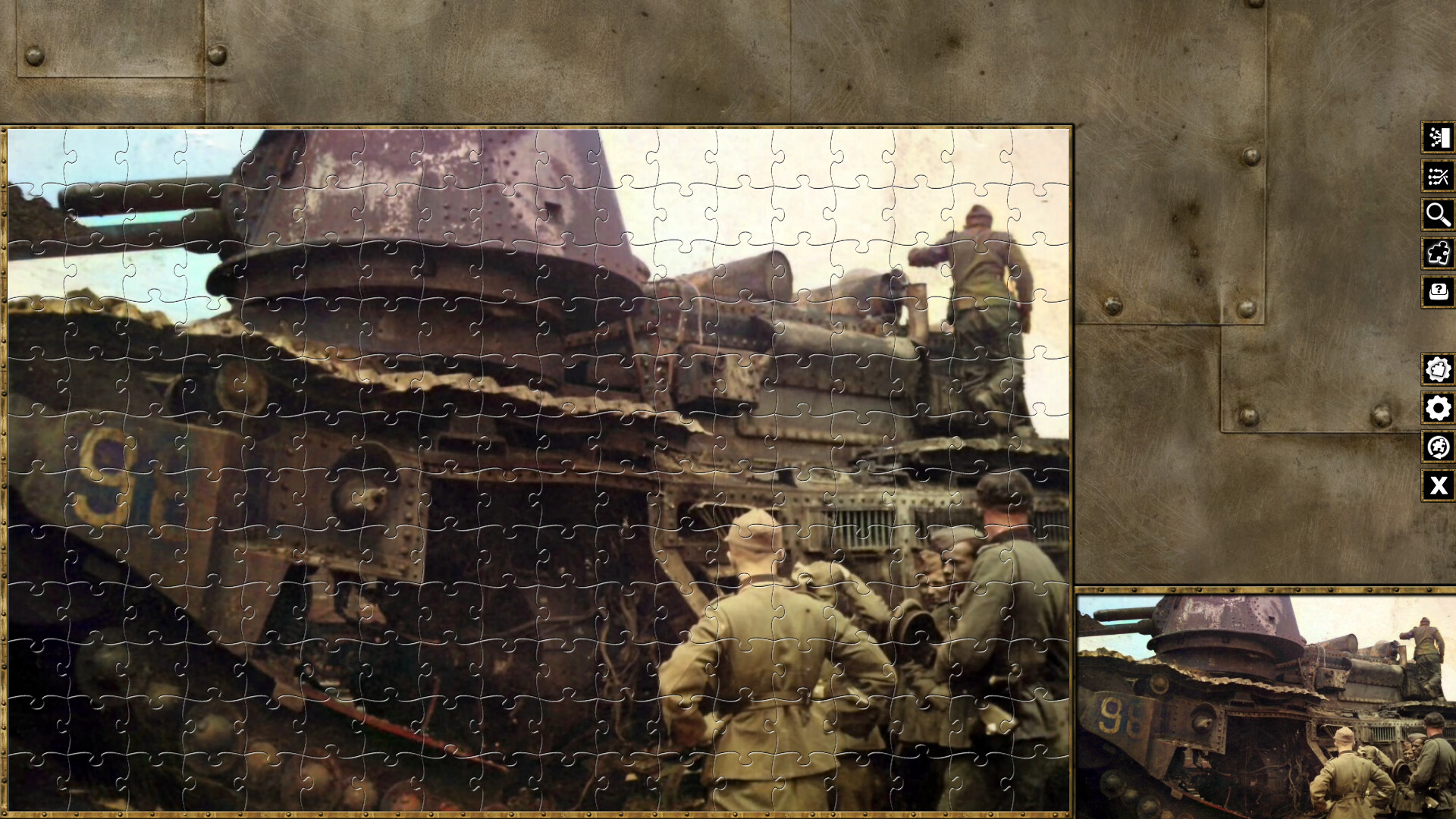 Pixel Puzzles WW2 Jigsaw - Pack: French Tanks screenshot 13