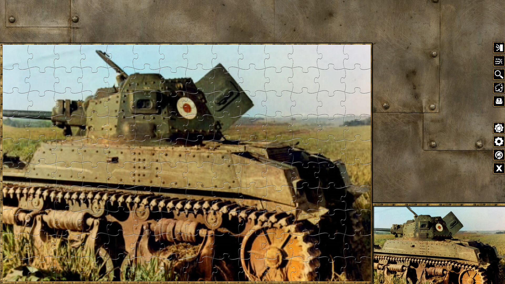 Pixel Puzzles WW2 Jigsaw - Pack: French Tanks screenshot 4
