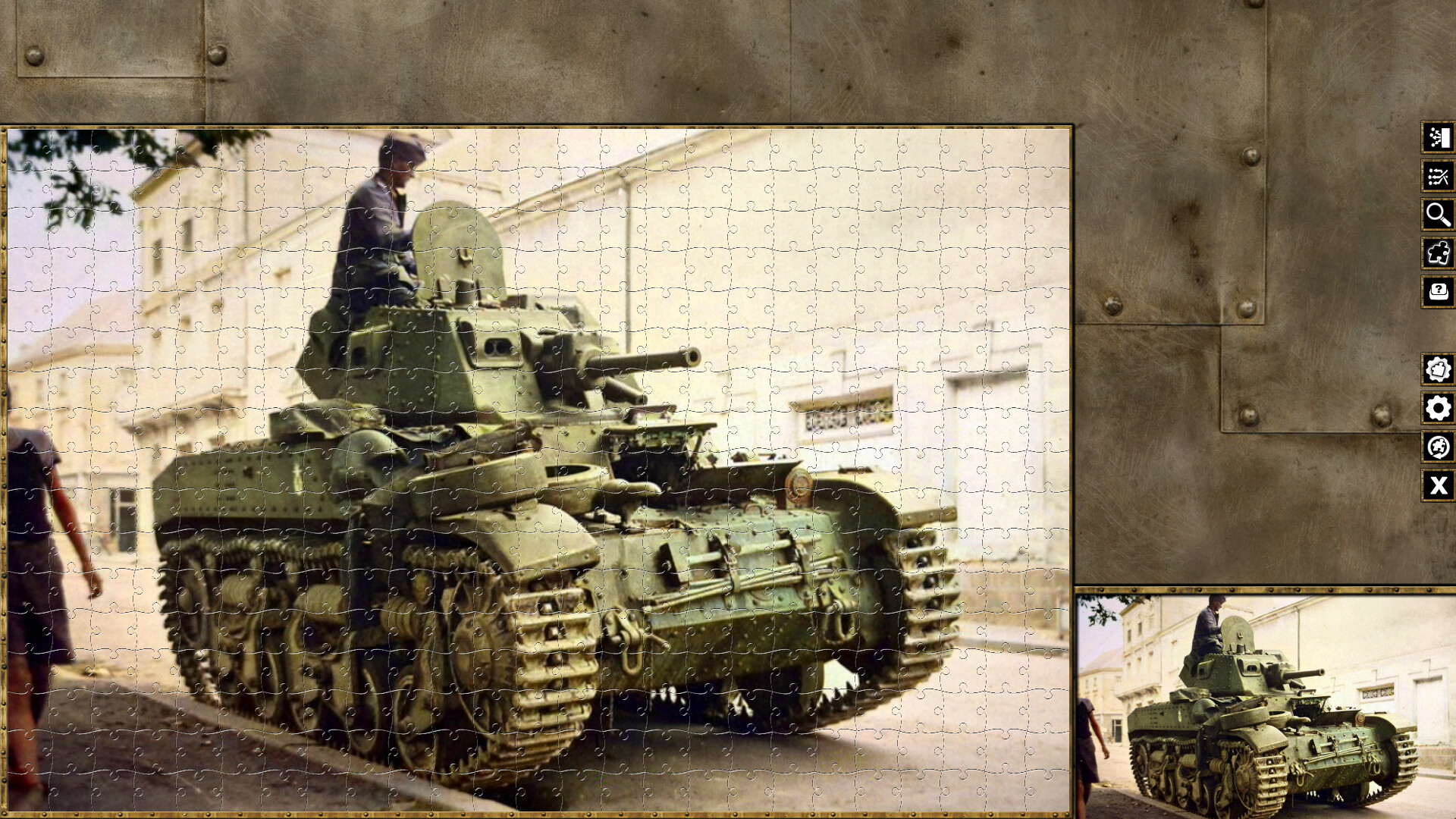Pixel Puzzles WW2 Jigsaw - Pack: French Tanks screenshot 5