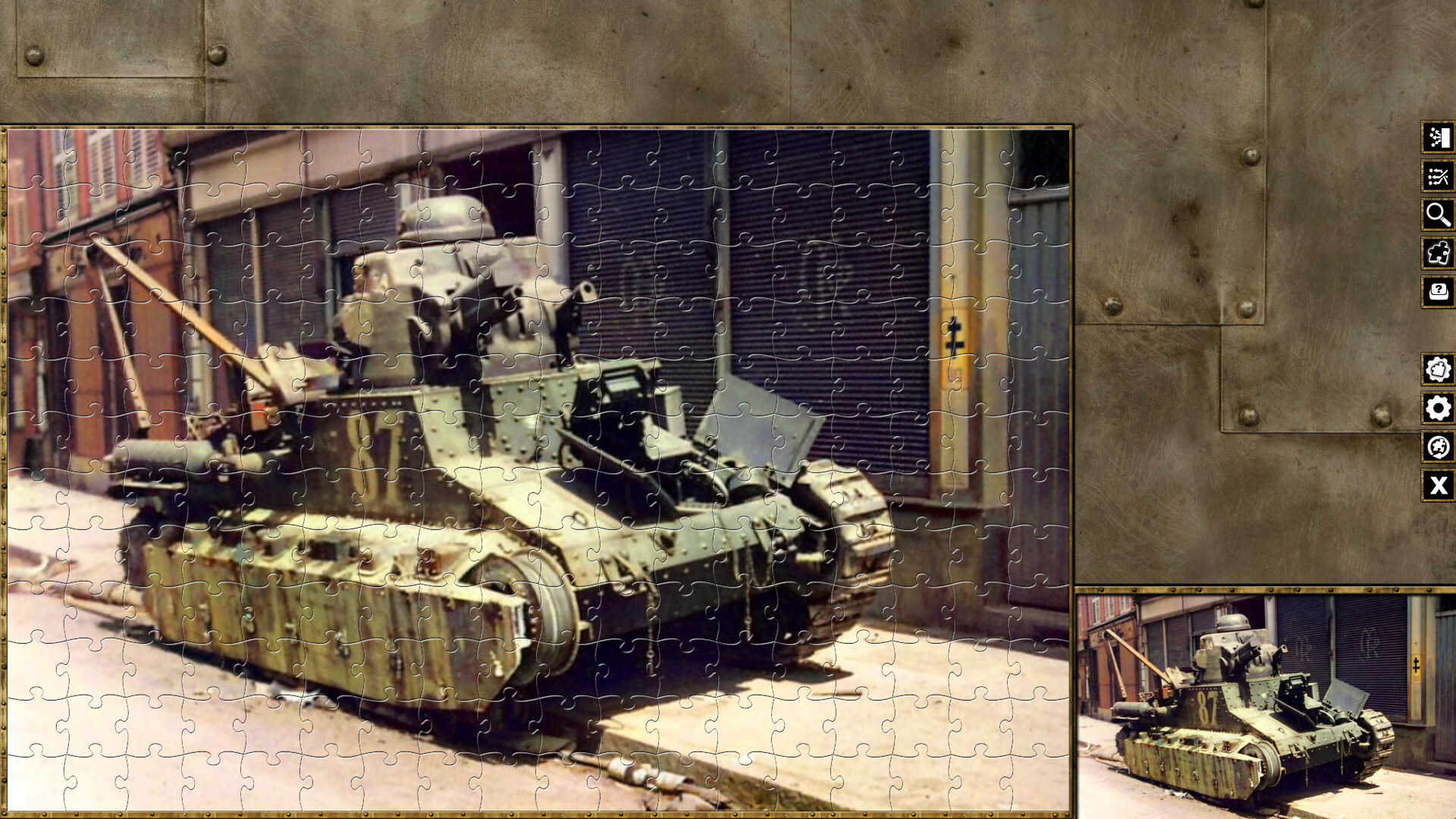 Pixel Puzzles WW2 Jigsaw - Pack: French Tanks screenshot 6