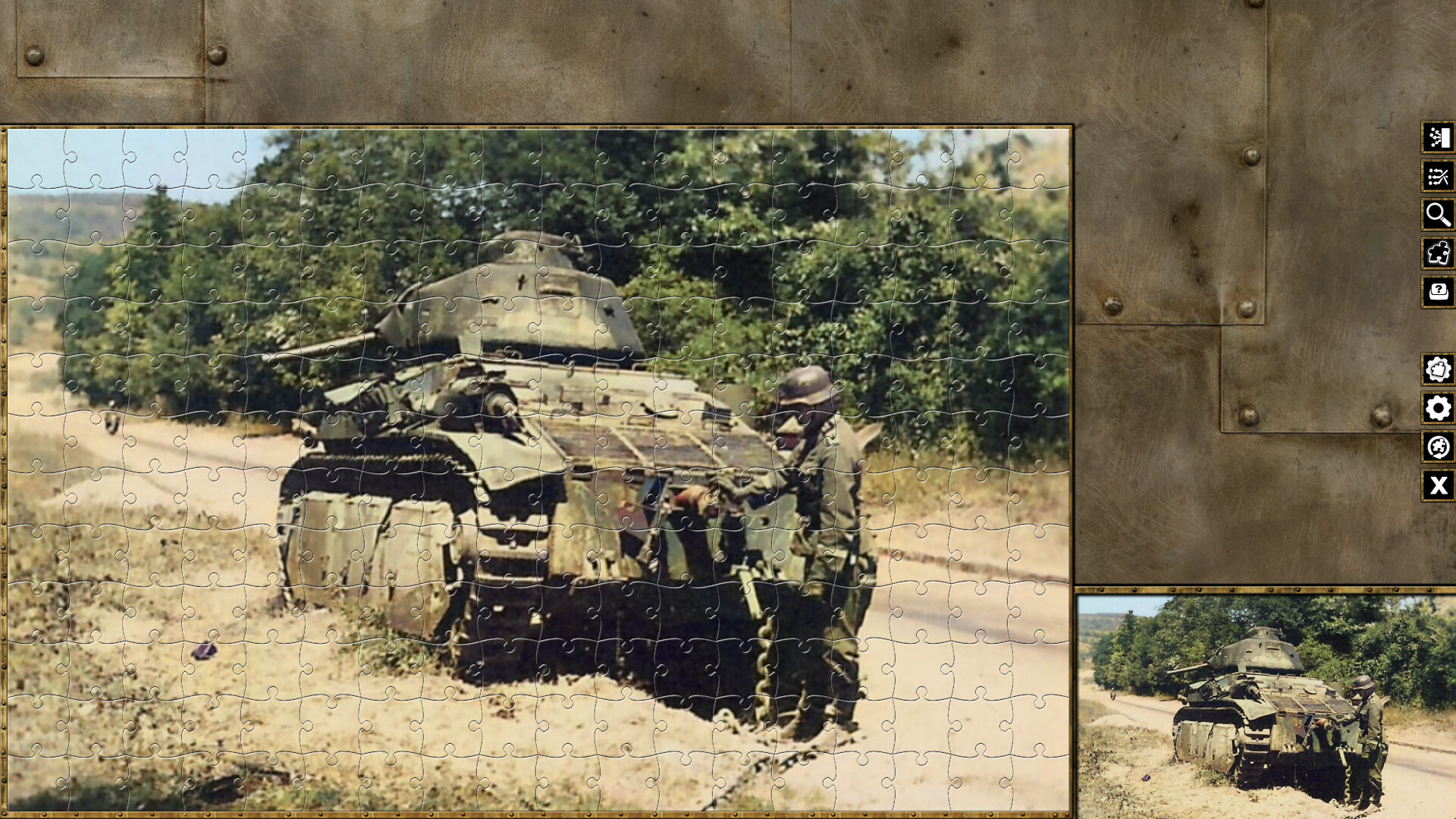 Pixel Puzzles WW2 Jigsaw - Pack: French Tanks screenshot 9
