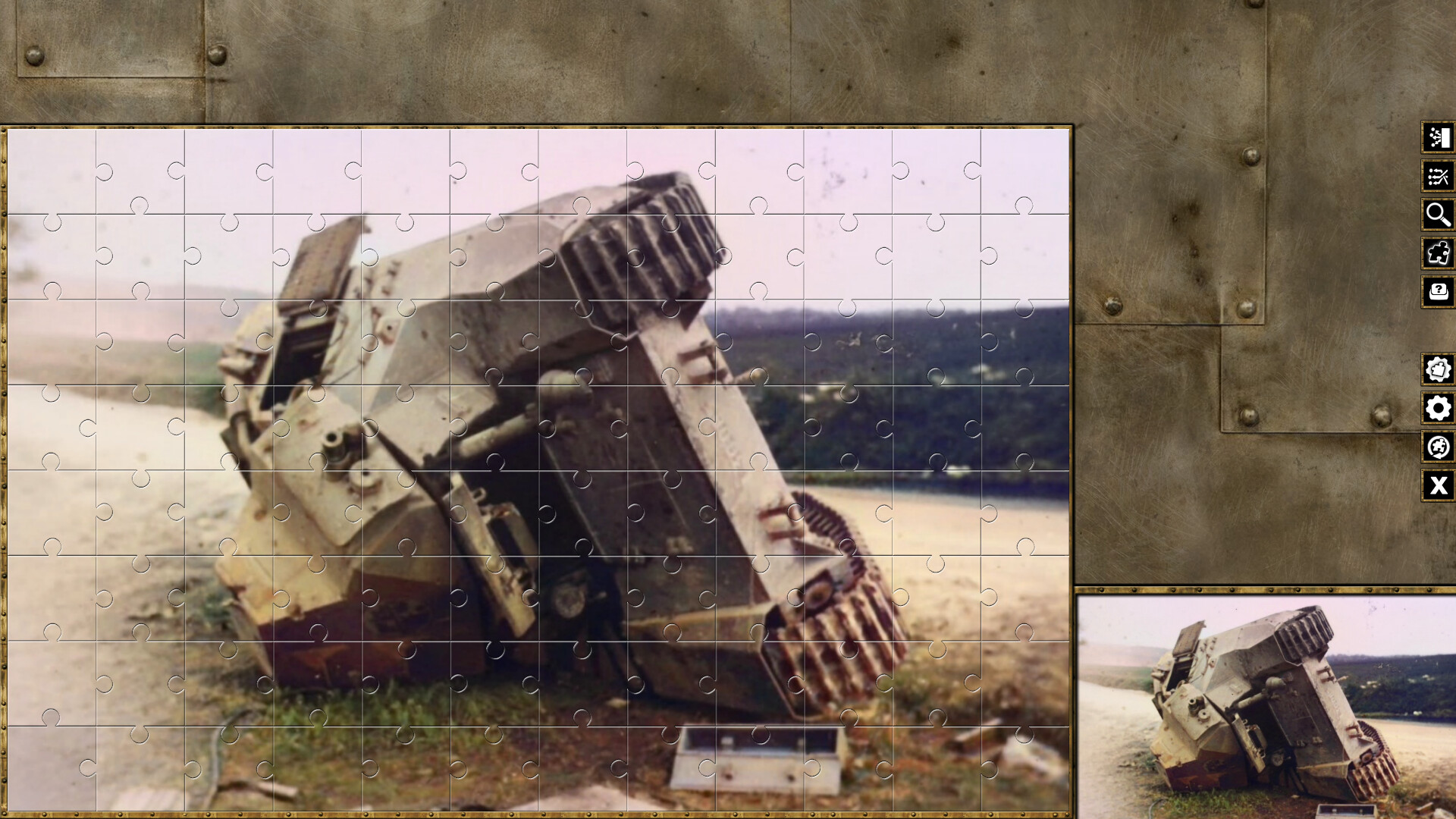 Pixel Puzzles WW2 Jigsaw - Pack: French Tanks screenshot 7