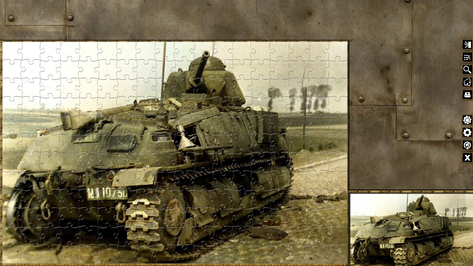 Pixel Puzzles WW2 Jigsaw - Pack: French Tanks screenshot 15