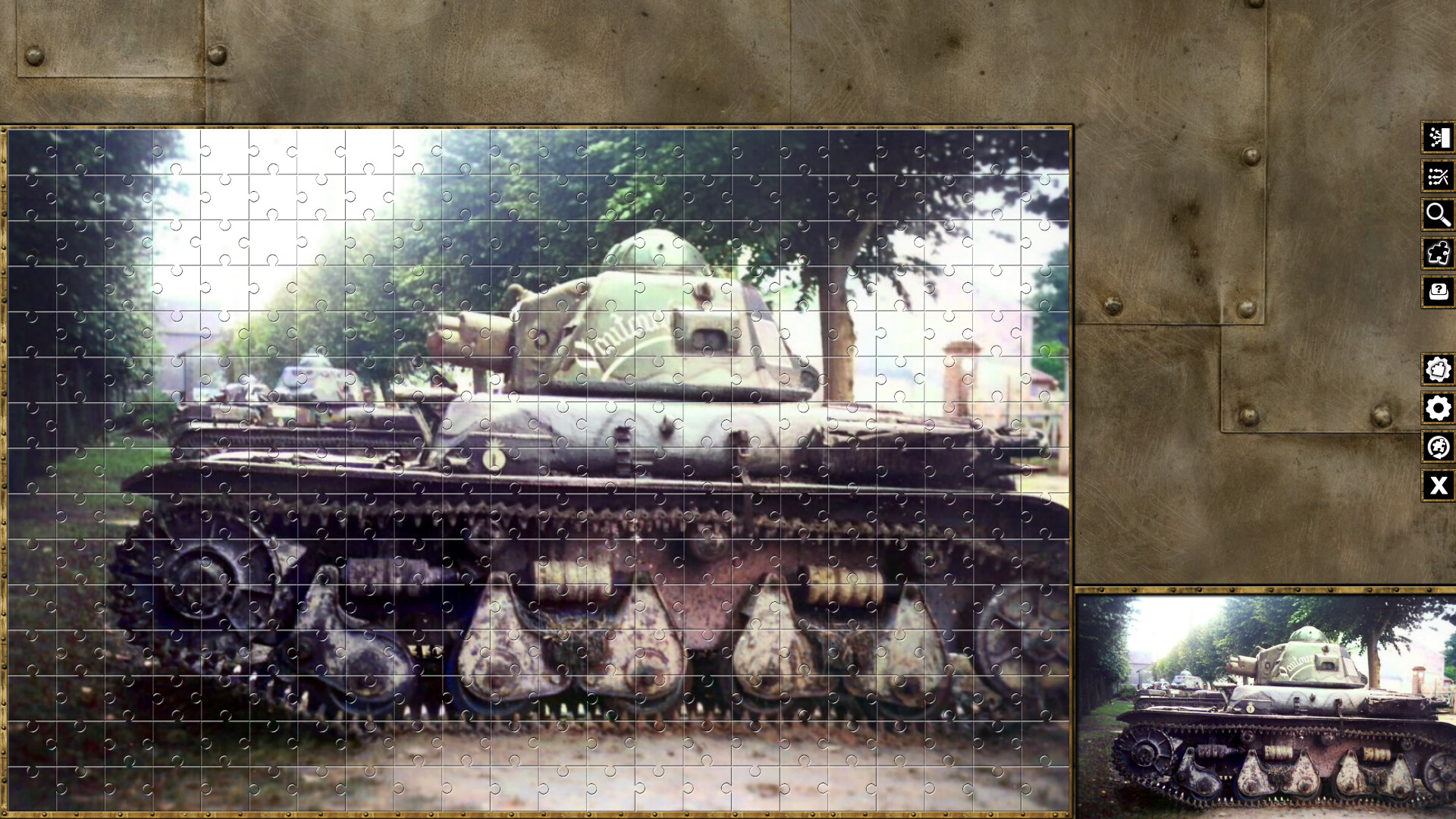 Pixel Puzzles WW2 Jigsaw - Pack: French Tanks screenshot 12