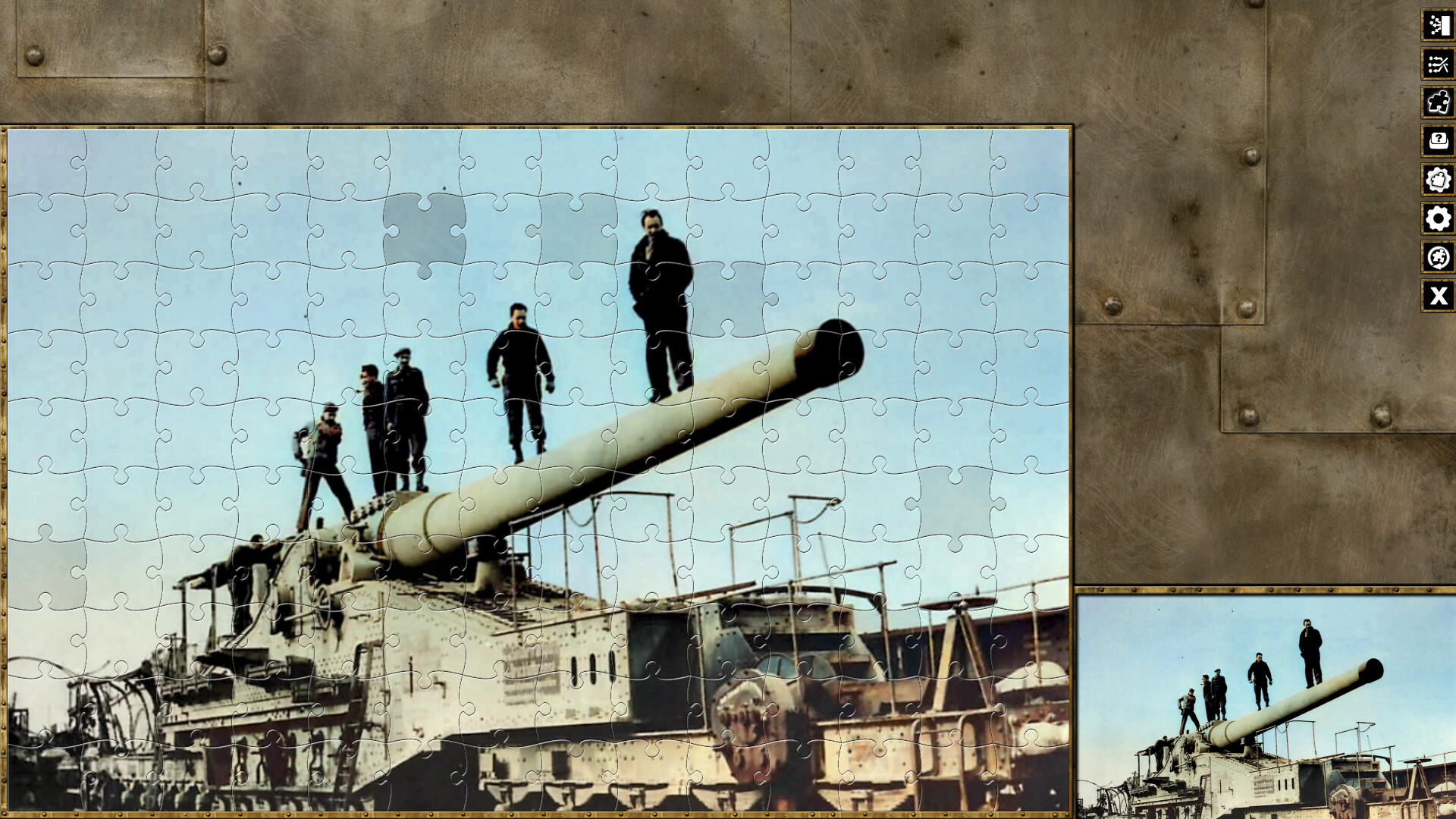 Pixel Puzzles WW2 Jigsaw - Pack: German Railway Guns screenshot 9