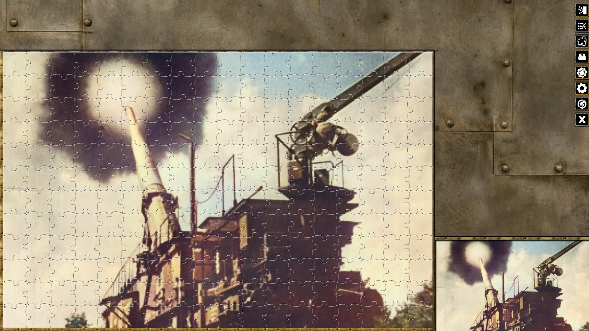 Pixel Puzzles WW2 Jigsaw - Pack: German Railway Guns screenshot 15
