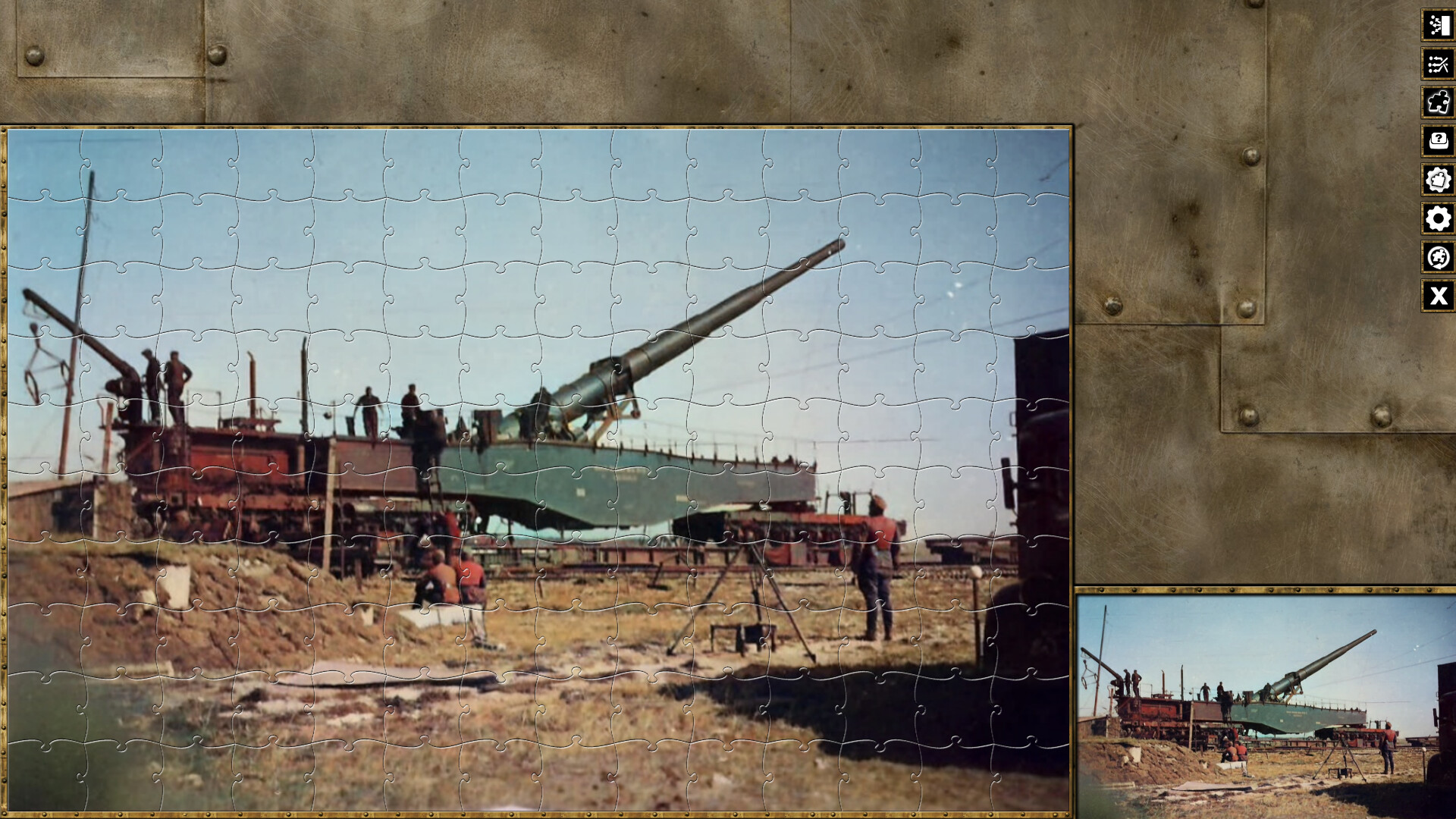 Pixel Puzzles WW2 Jigsaw - Pack: German Railway Guns screenshot 11