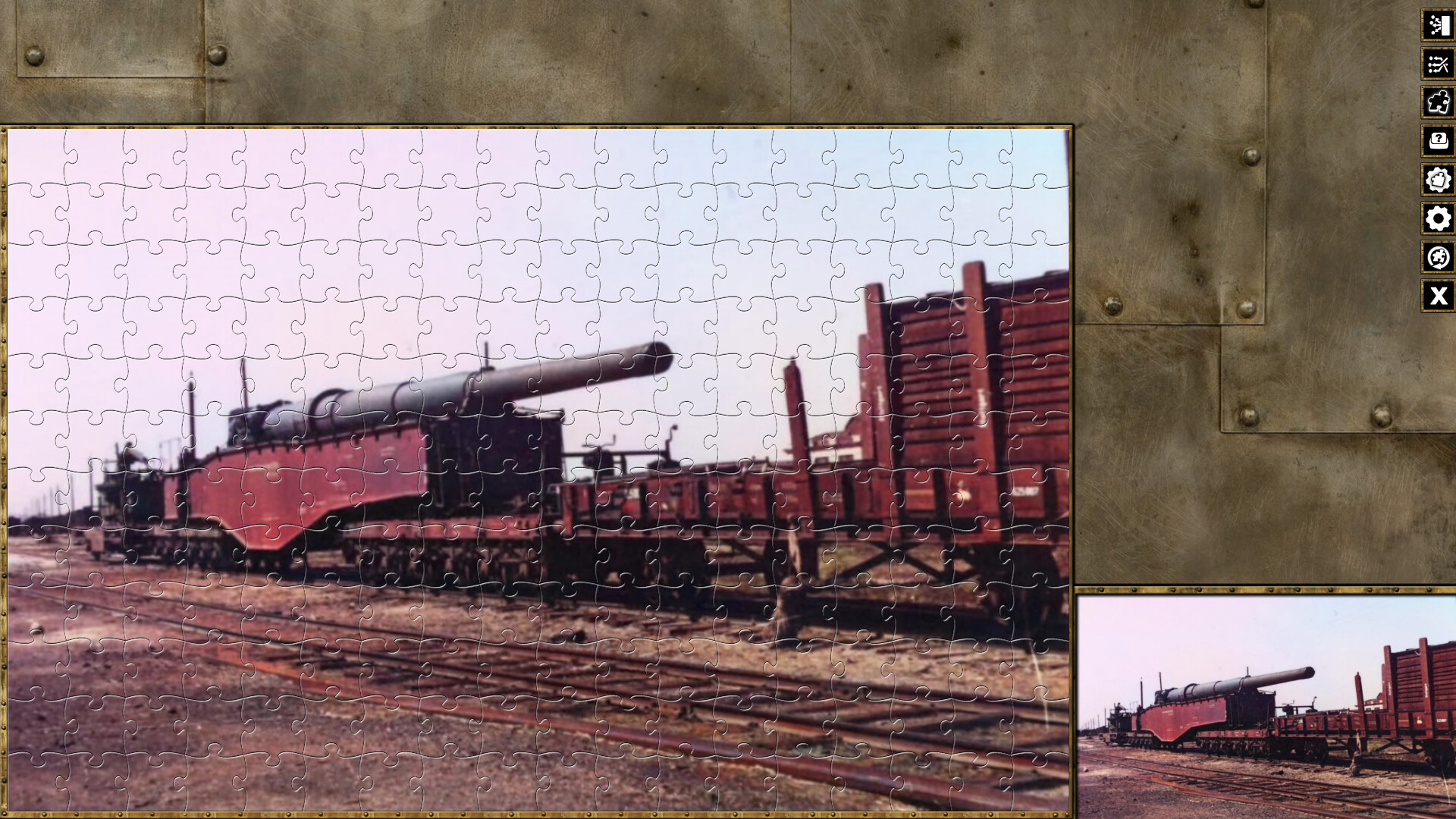 Pixel Puzzles WW2 Jigsaw - Pack: German Railway Guns screenshot 14