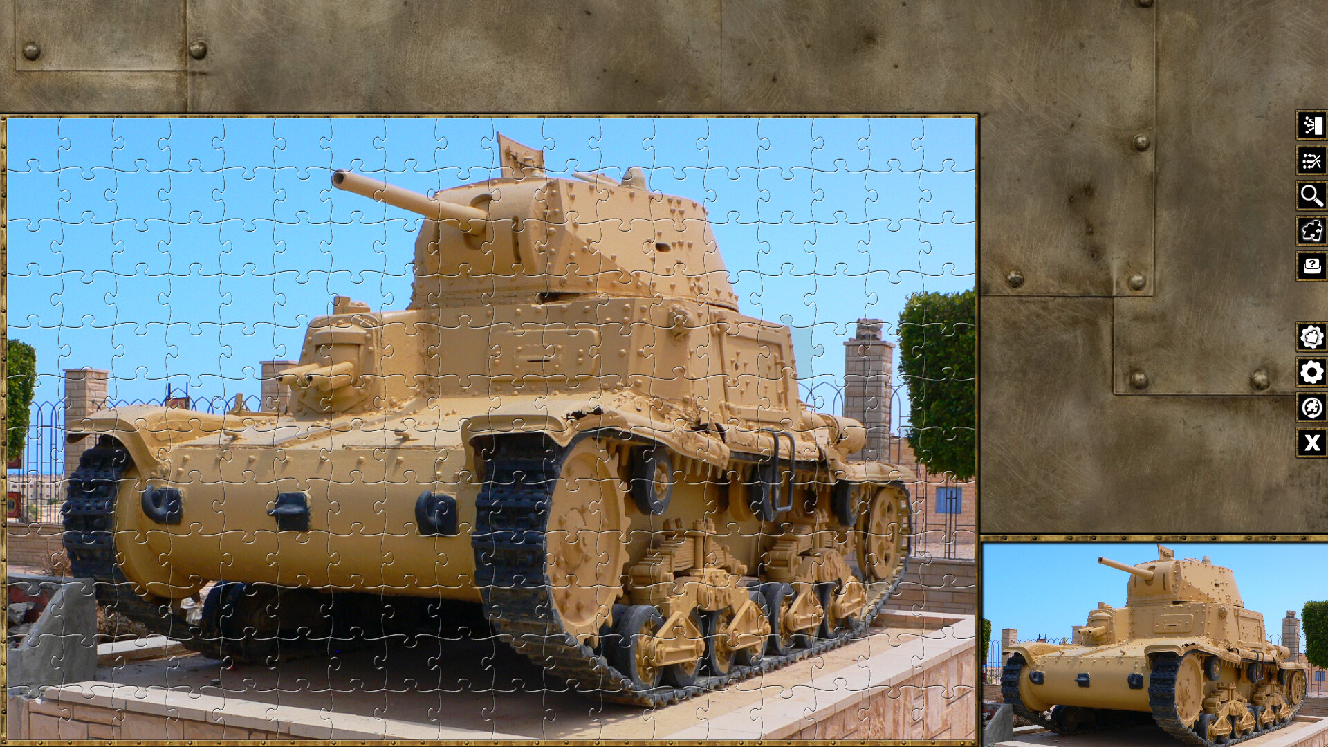 Pixel Puzzles WW2 Jigsaw - Pack: Italian Tanks screenshot 8