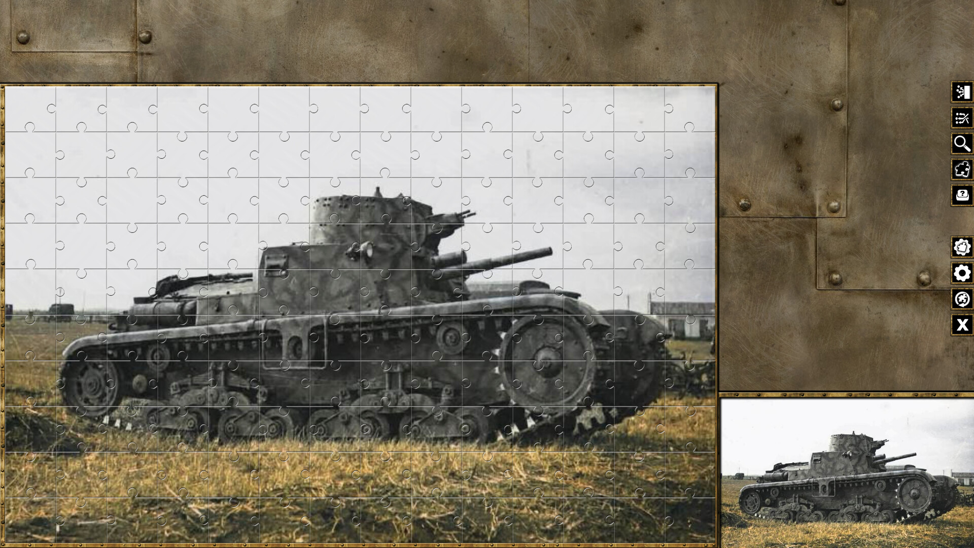 Pixel Puzzles WW2 Jigsaw - Pack: Italian Tanks screenshot 3