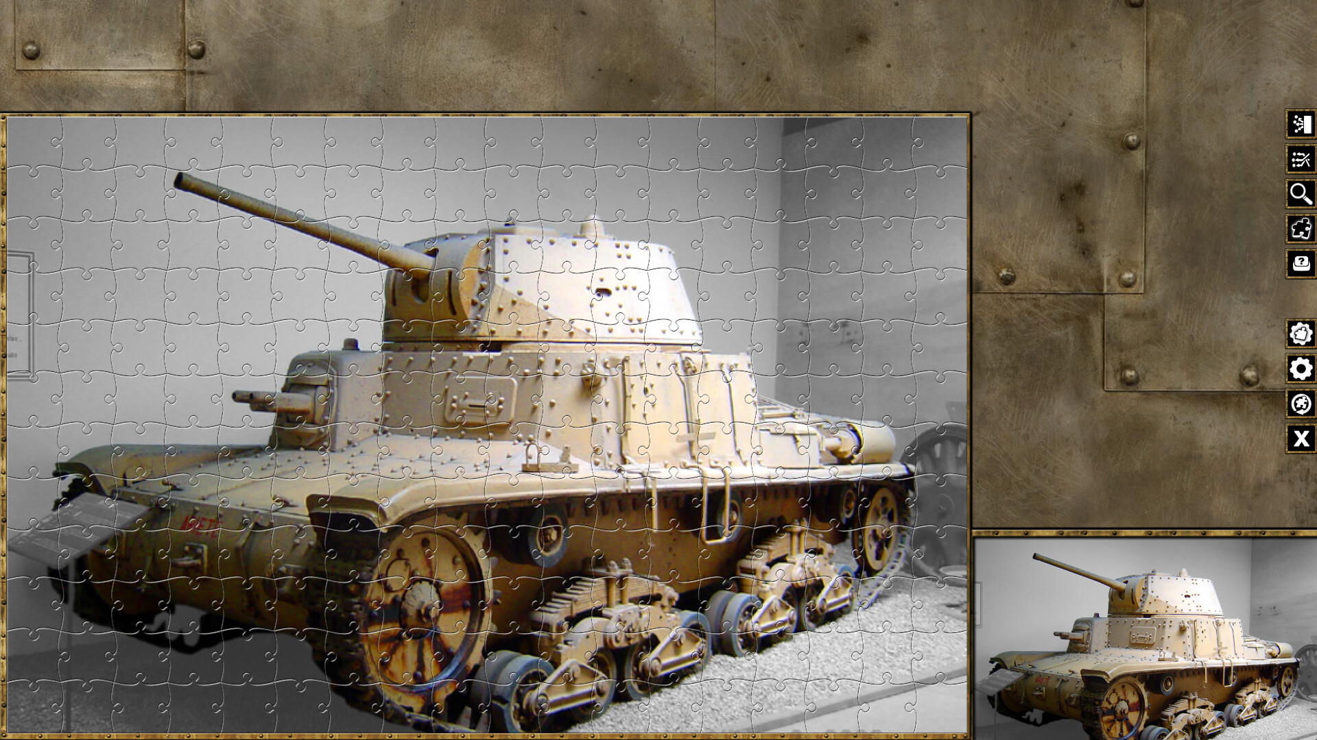 Pixel Puzzles WW2 Jigsaw - Pack: Italian Tanks screenshot 5