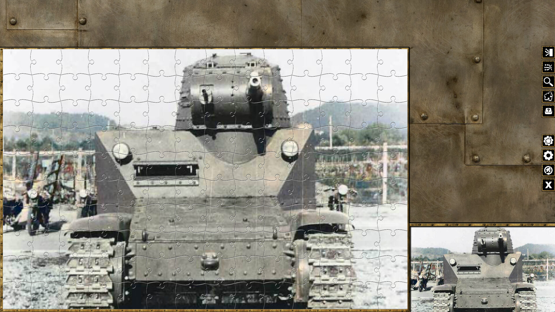 Pixel Puzzles WW2 Jigsaw - Pack: Italian Tanks screenshot 4