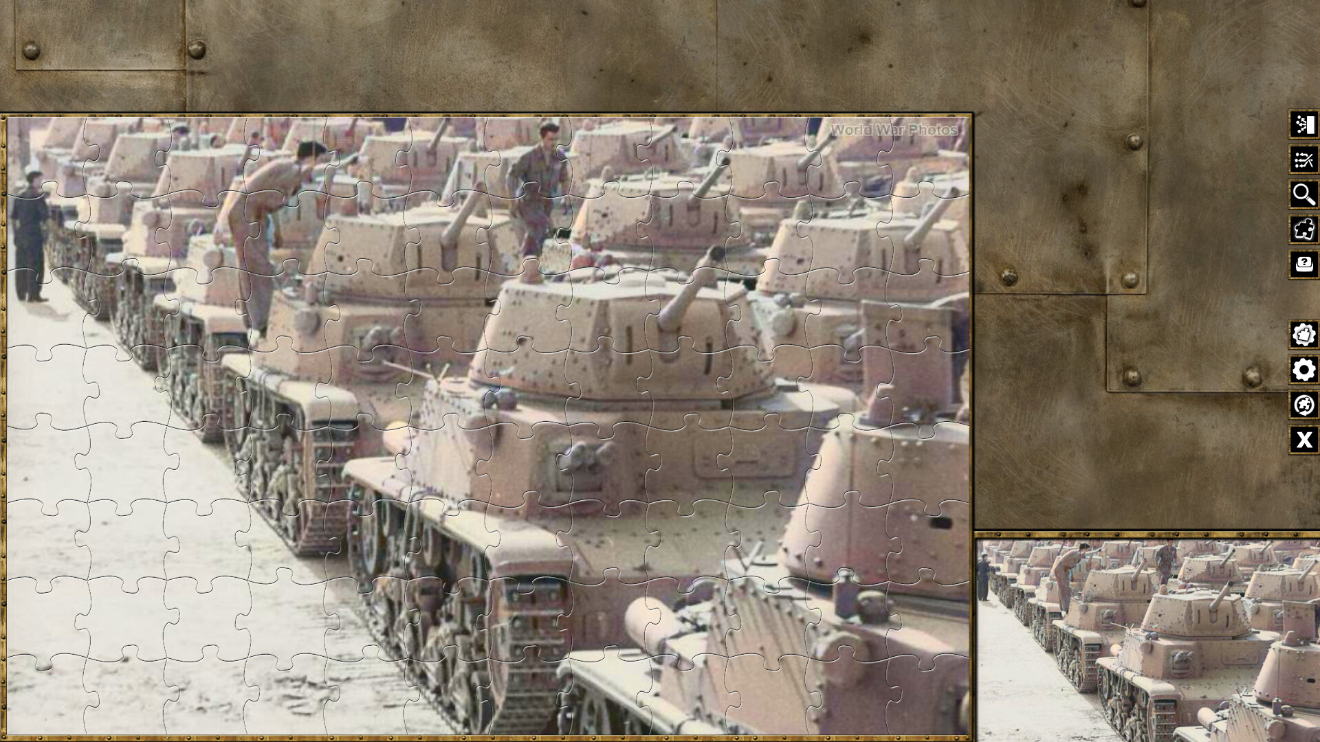 Pixel Puzzles WW2 Jigsaw - Pack: Italian Tanks screenshot 11