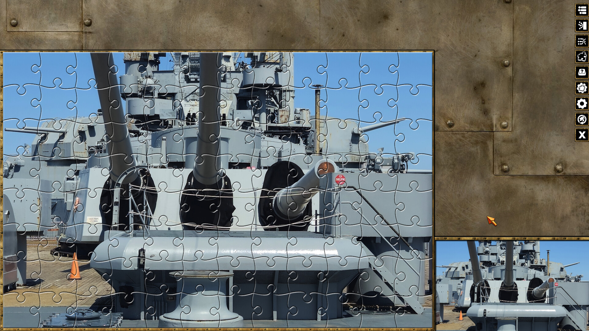 Pixel Puzzles WW2 Jigsaw - Pack: USS Massachuesetts screenshot 1