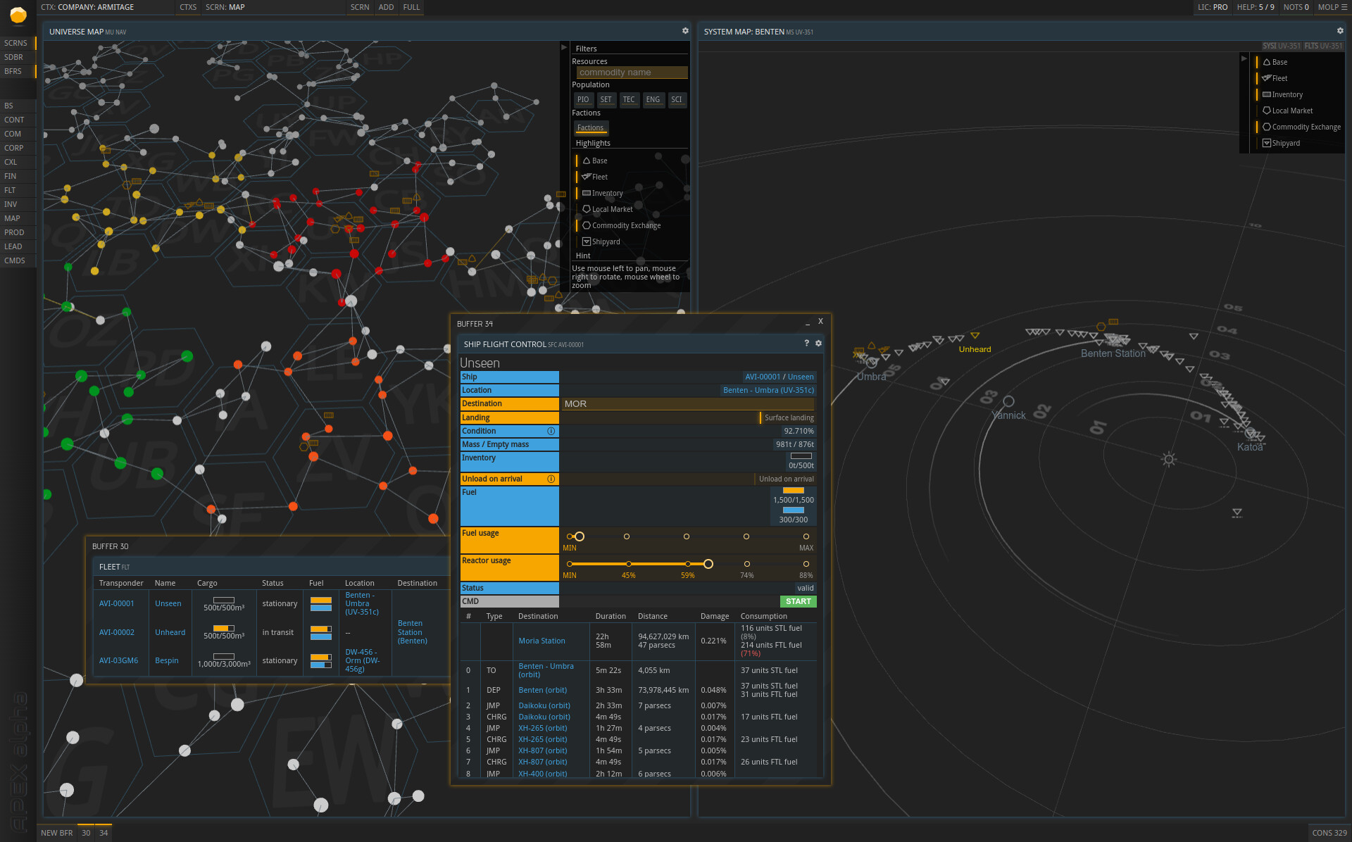 Prosperous Universe screenshot 3