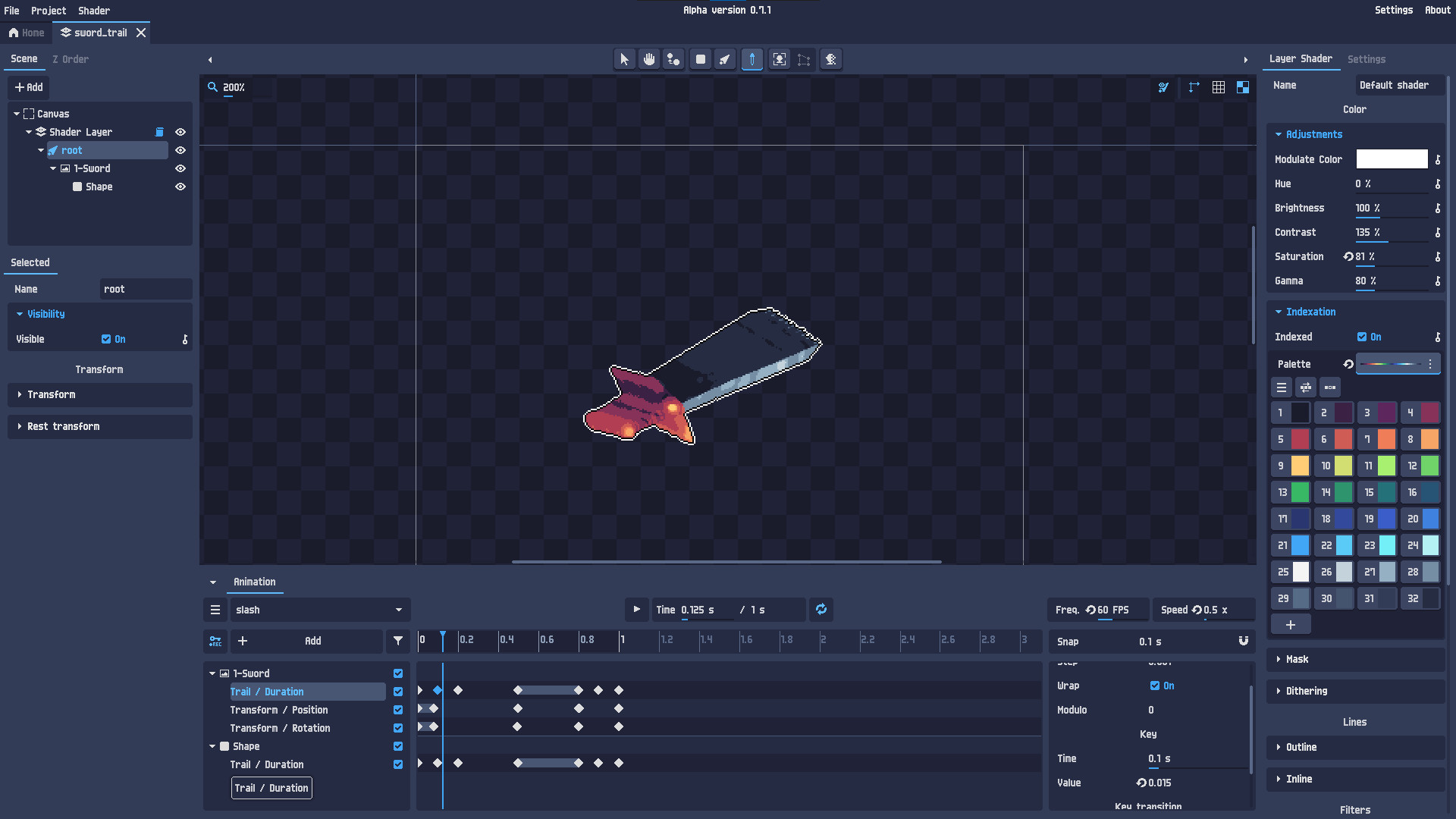 《像素画动画制作工具/PixelOver》