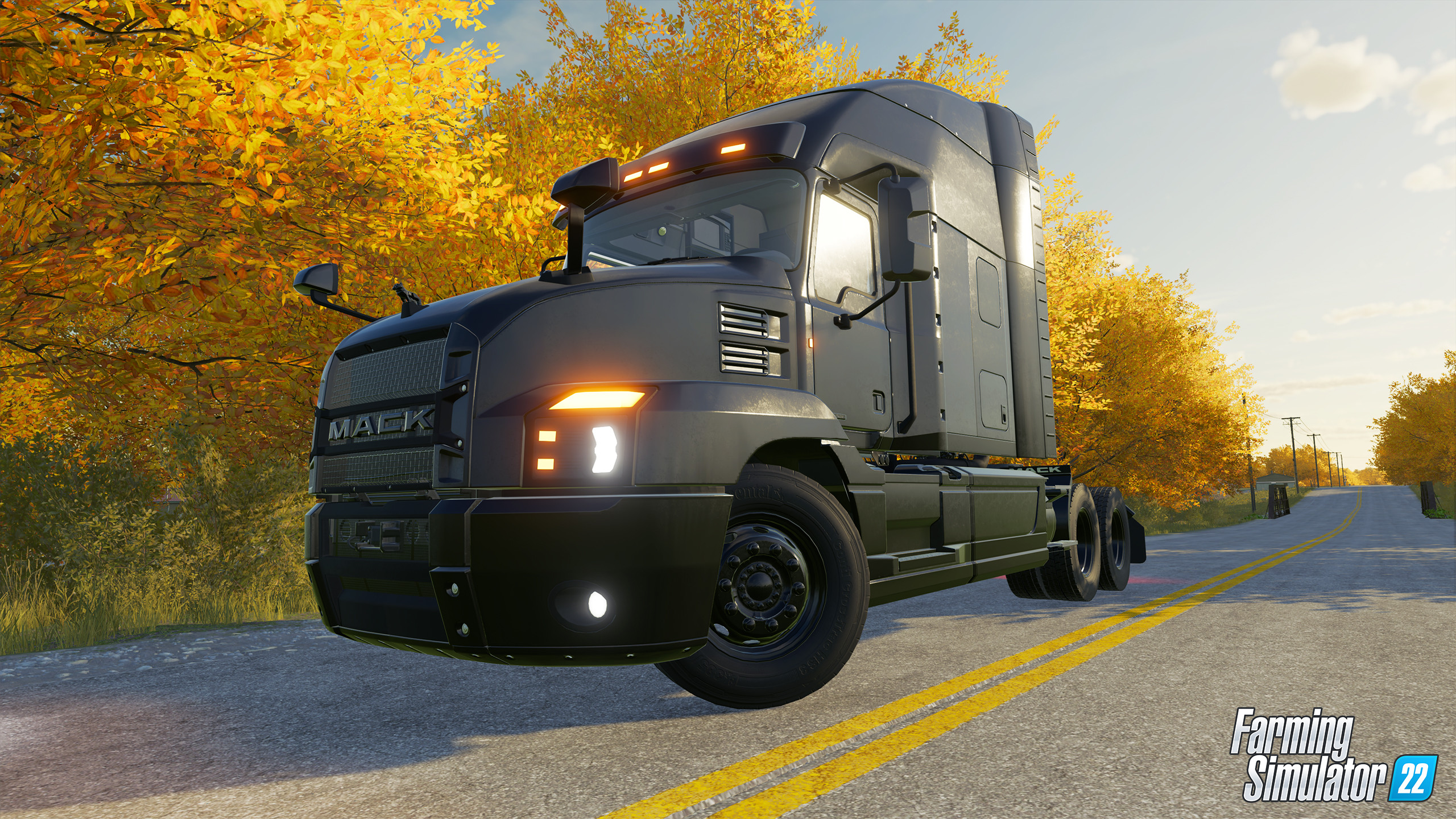 Farming Simulator 22: Mack Trucks - Black Anthem screenshot 1