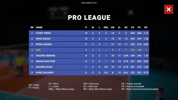 Spikair Volleyball screenshot