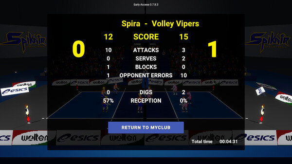 Spikair Volleyball screenshot