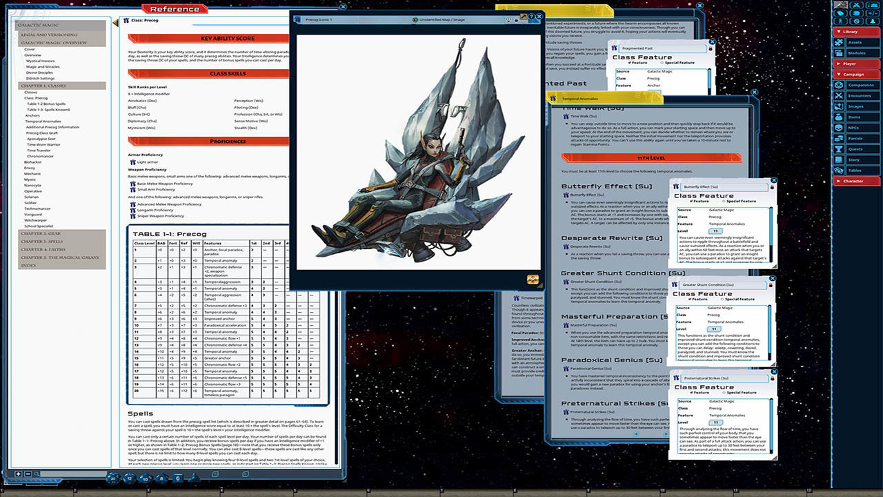 Fantasy Grounds - Starfinder Galactic Magic screenshot 7