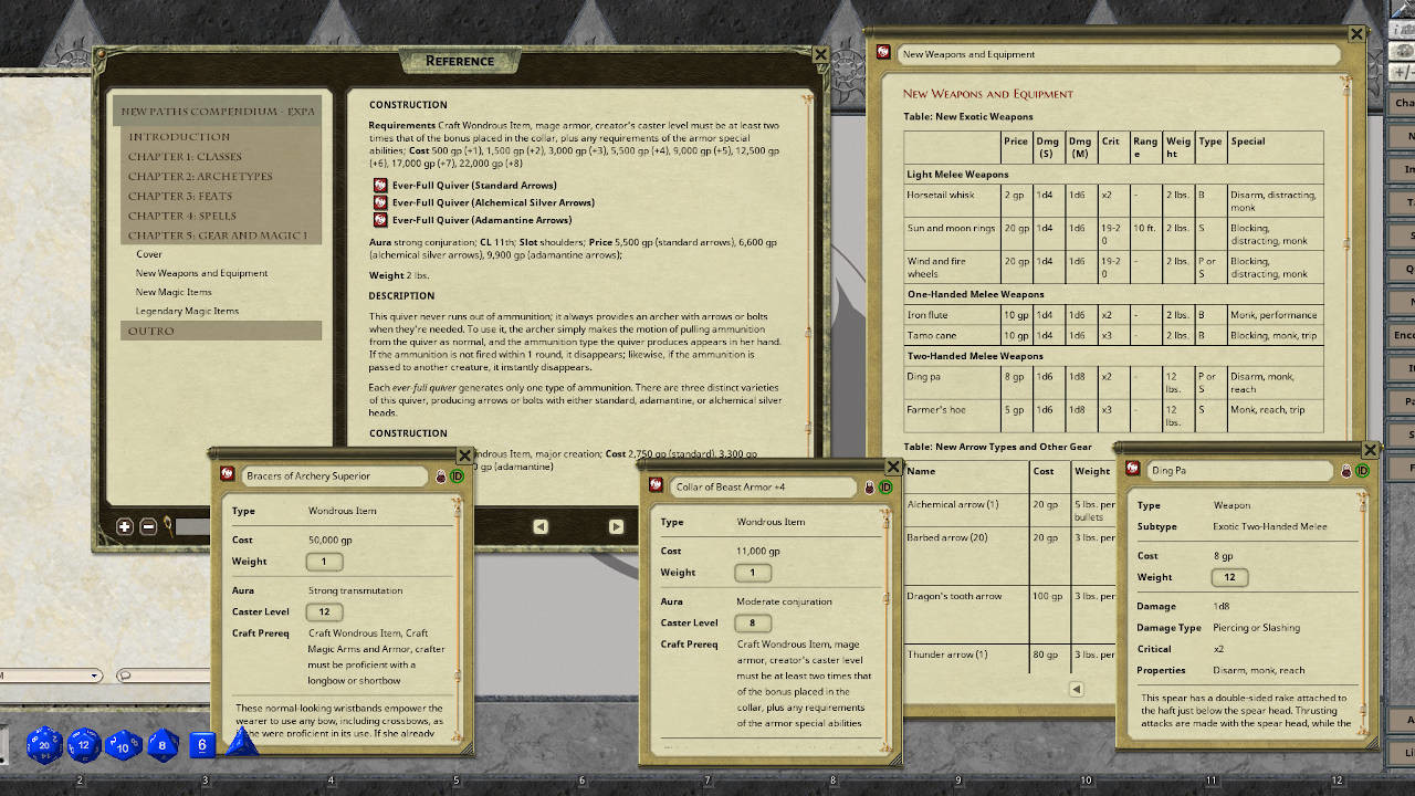 Fantasy Grounds - New Paths Compendium - Expanded Edition screenshot 6