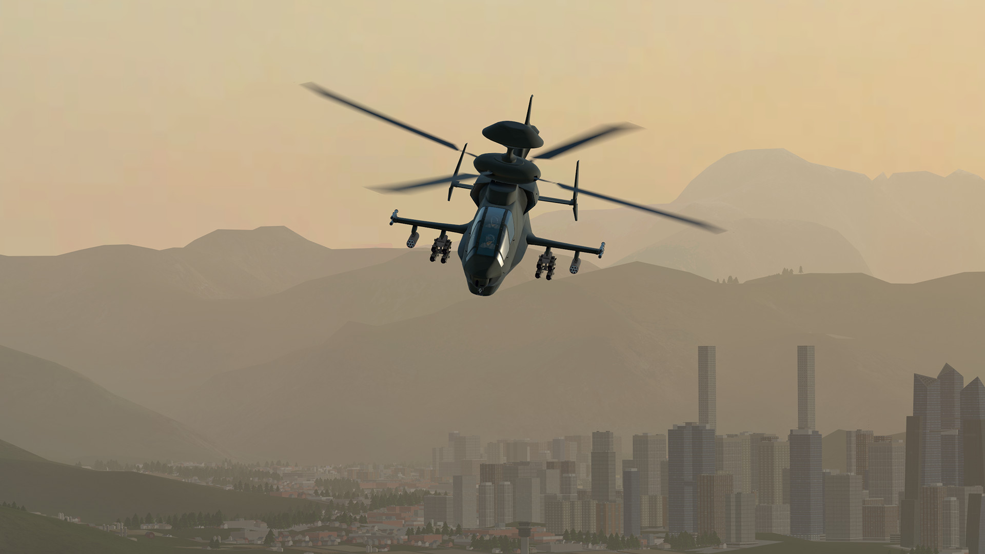 VTOL VR: AH-94 Attack Helicopter screenshot 3