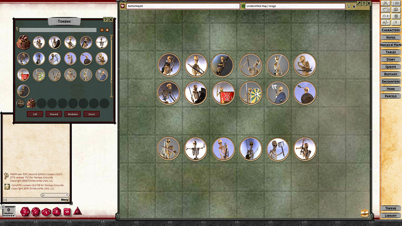 Fantasy Grounds - Skeleton Horde - Token Pack screenshot 1
