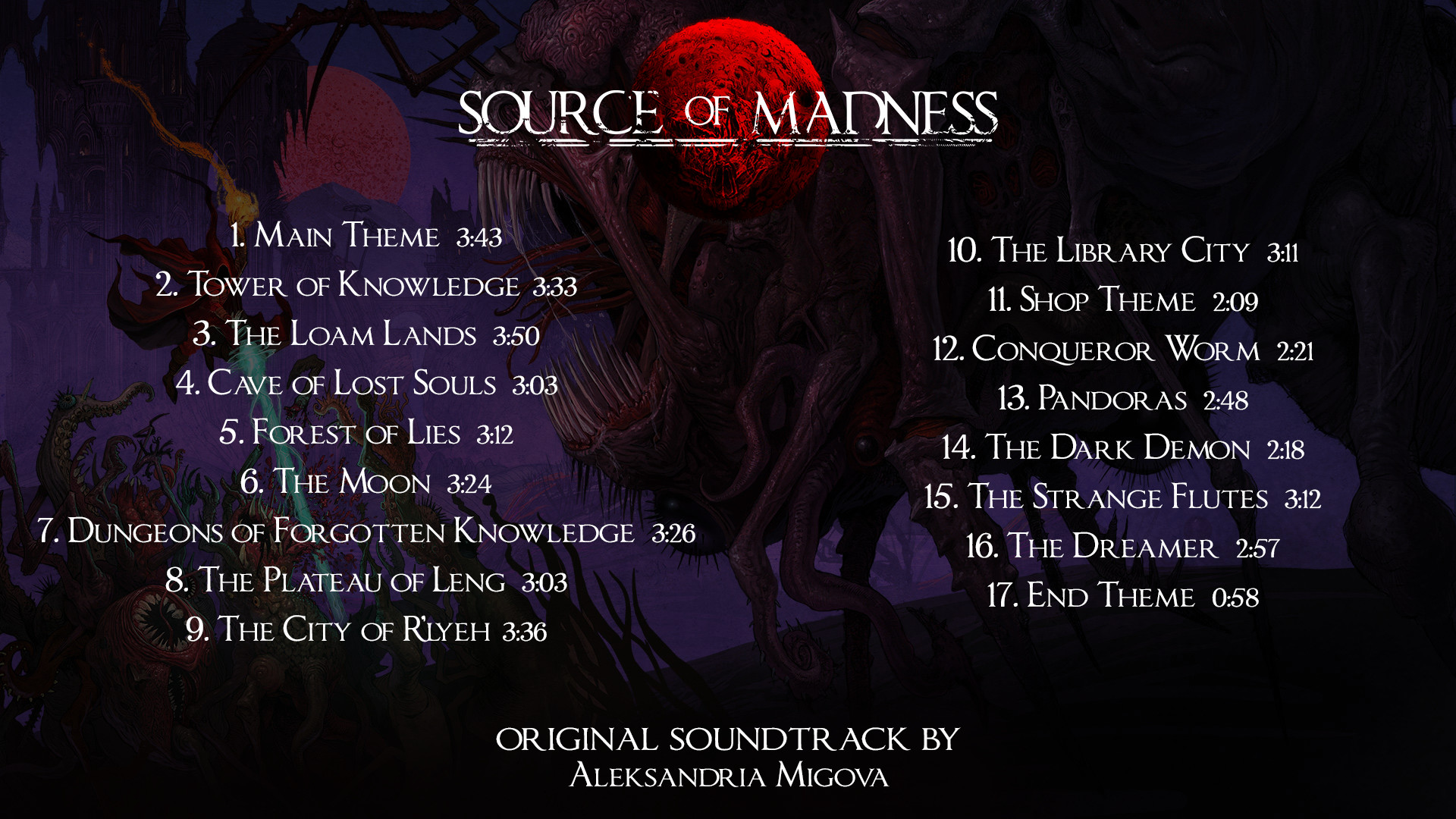 Source of Madness Soundtrack screenshot 3