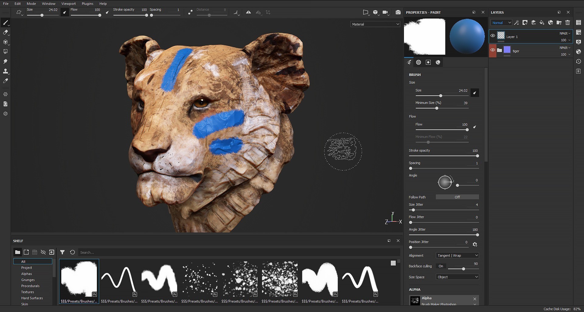 Substance 3D Painter 2022 screenshot 5