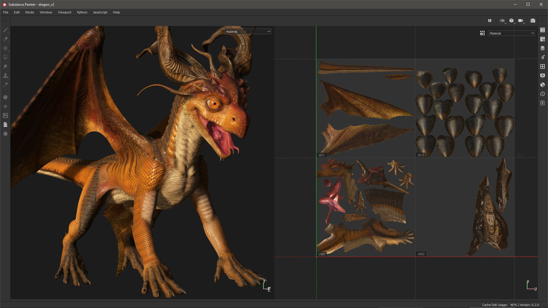 Substance 3D Painter 2022 screenshot 4