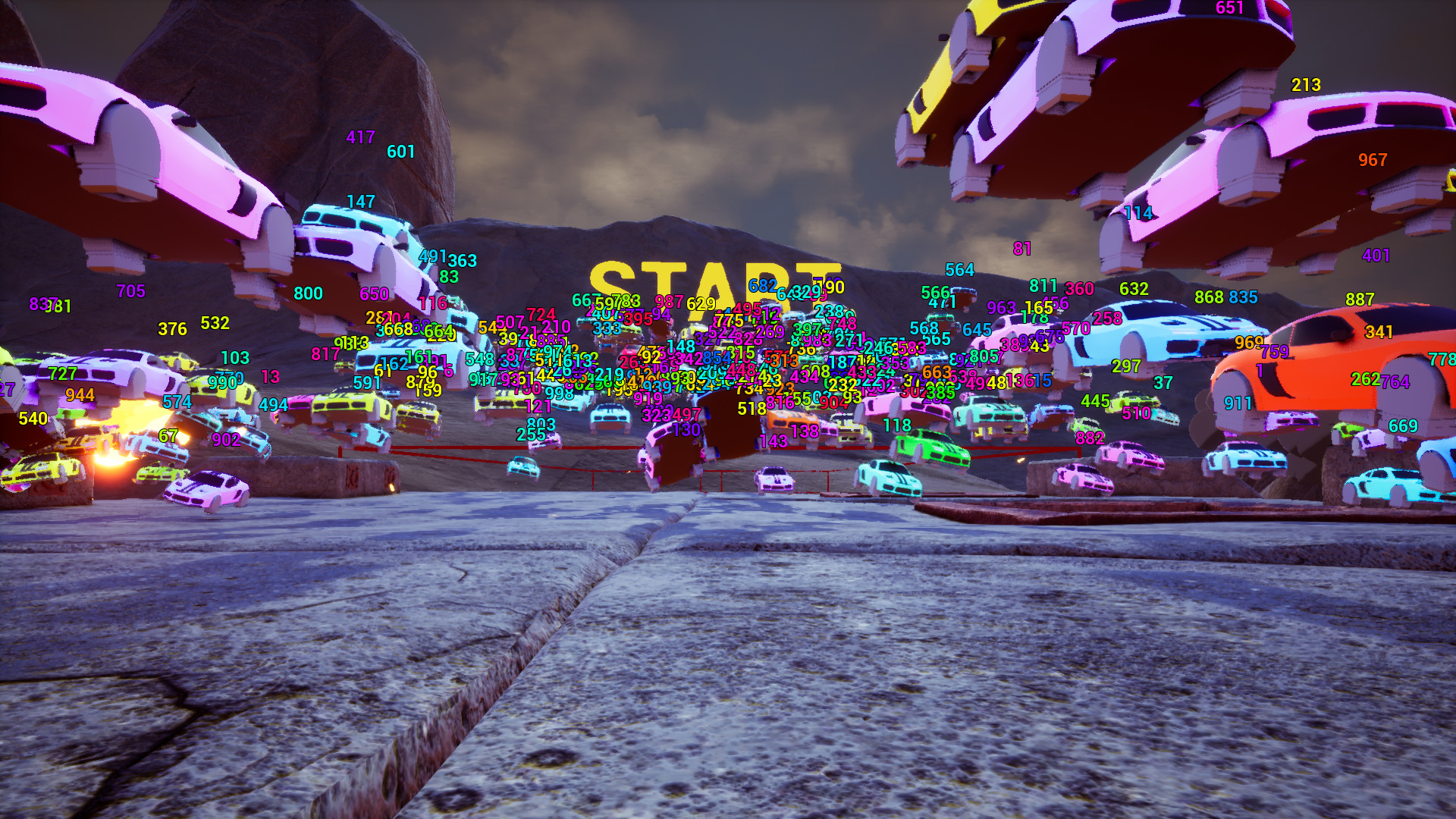Biggest Stream Hover Racing screenshot 4