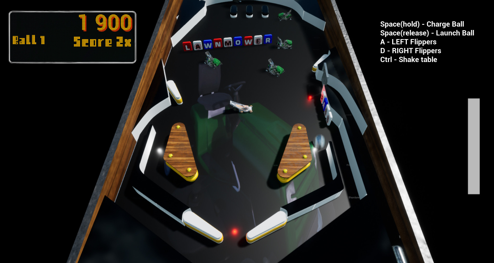 Lawnmower Game: Pinball screenshot 1