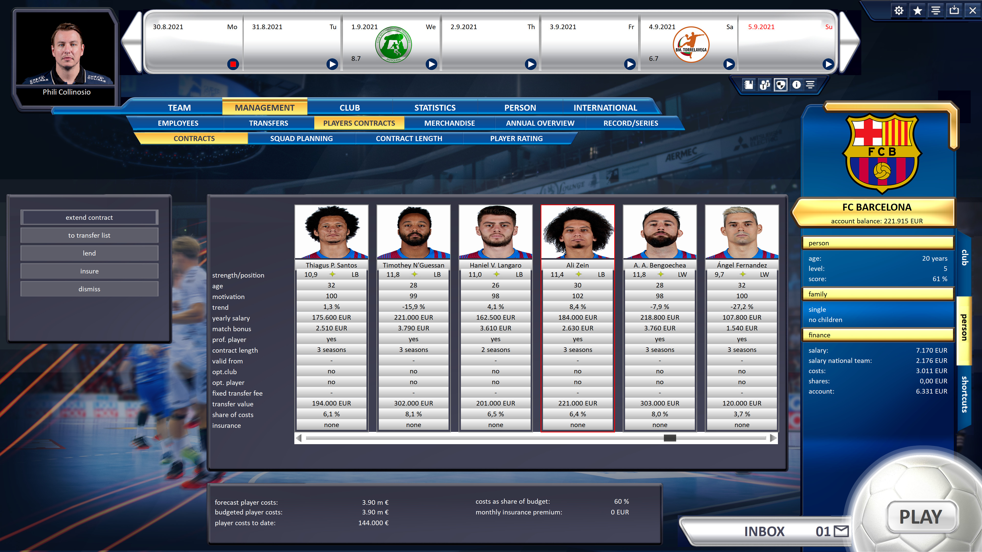 Handball Manager 2022 screenshot 6