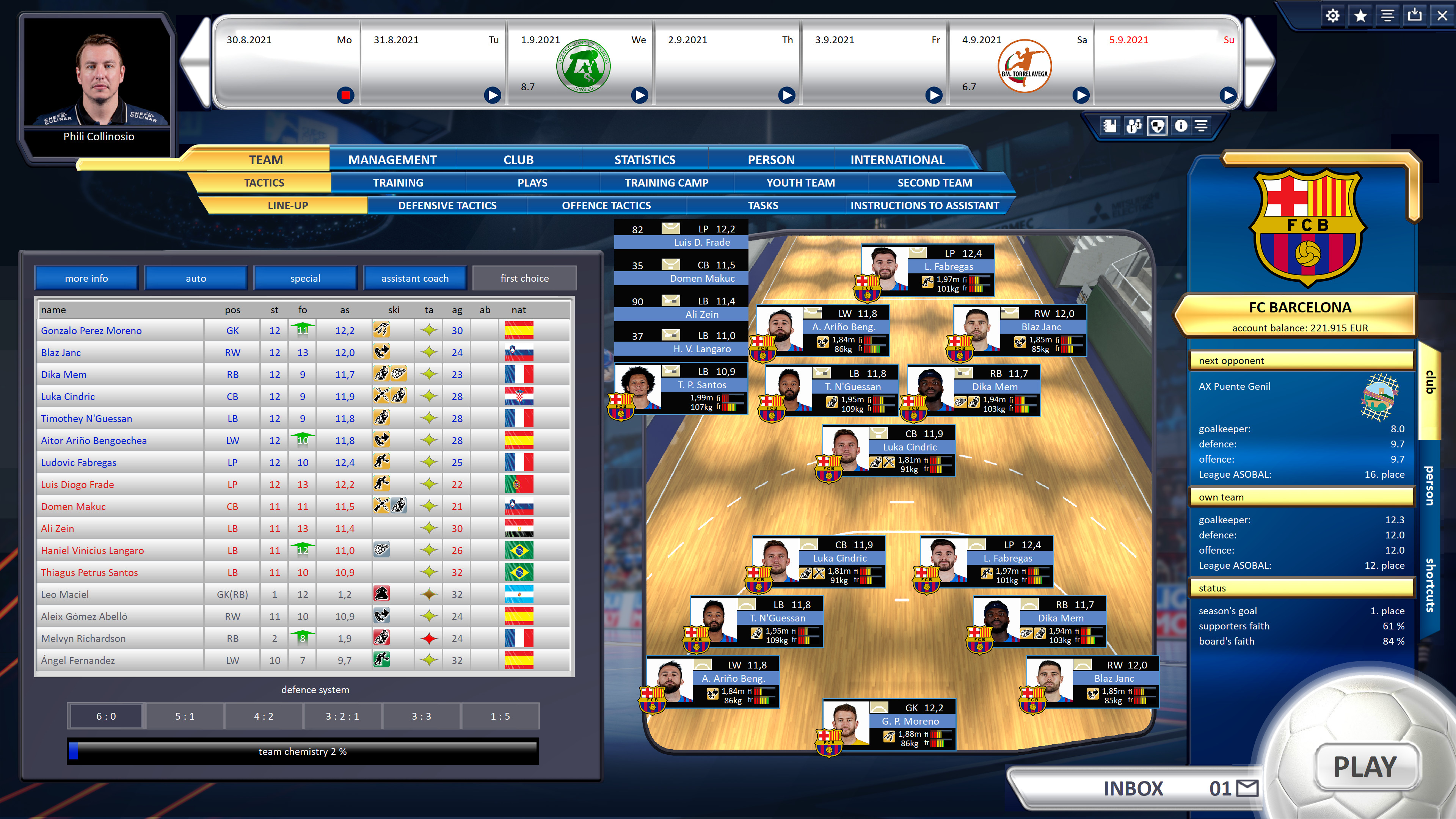 Handball Manager 2022 screenshot 4